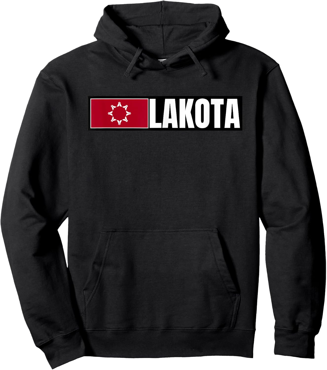 Lakota Flag Hoodie - Hoodie | Black
