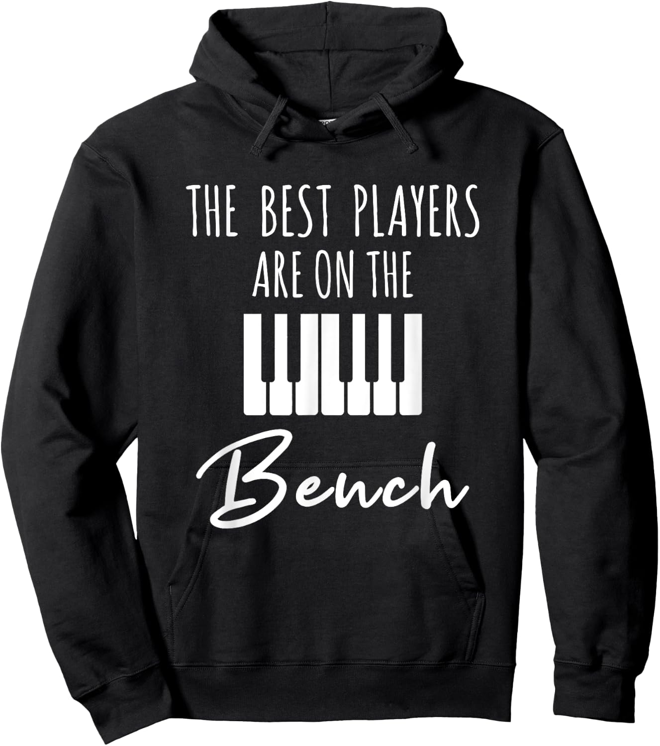 The Best Players Are On The Bench Hoodie - Hoodie | Black