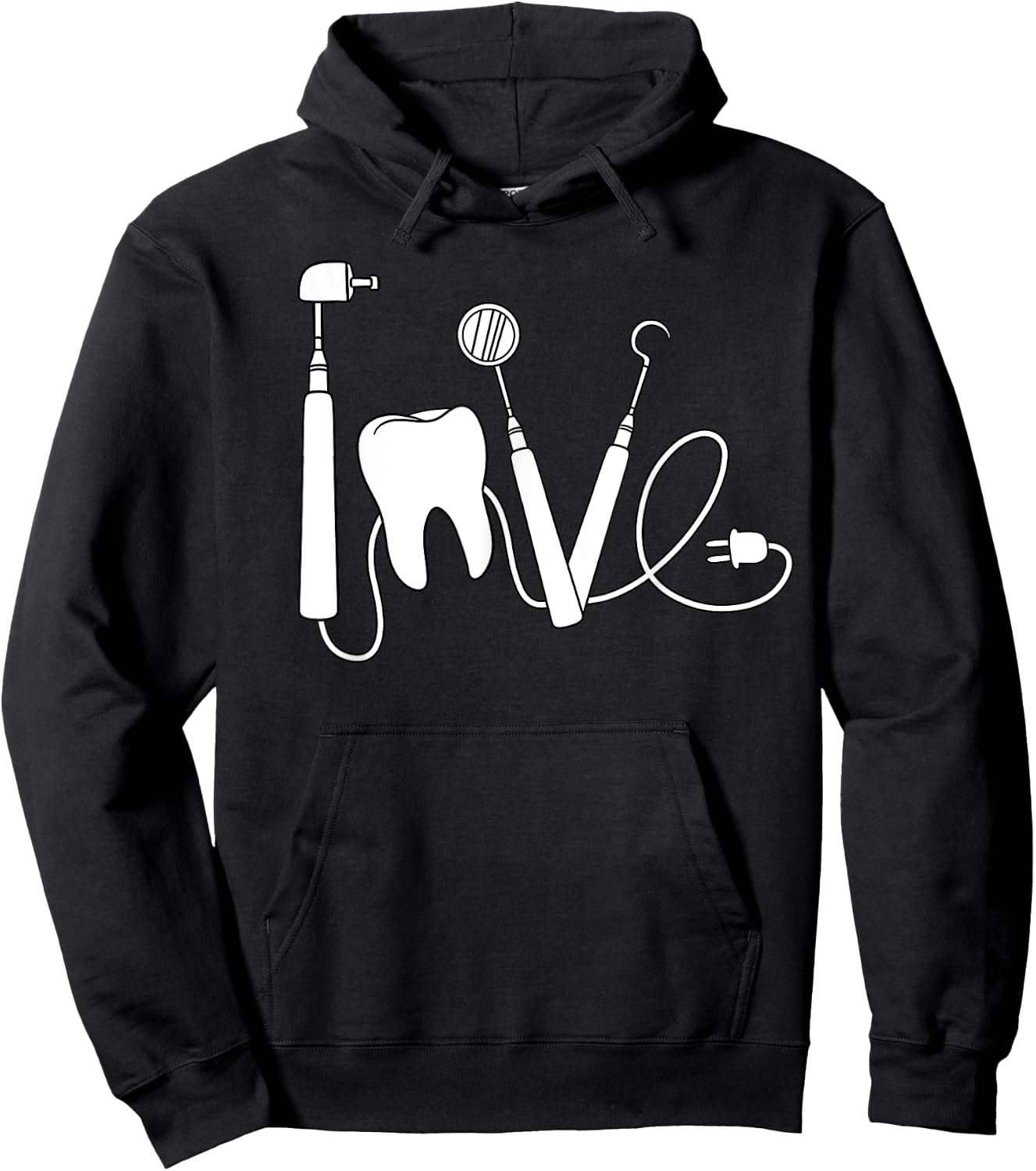 Dentist Mouth Doctor Dentistry Oral Hygiene Dental Surgeon Hoodie - Hoodie | Black