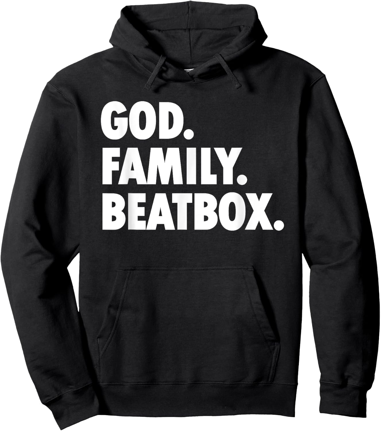 God Family Beatbox - Novelty Faith Hoodie - Hoodie | Black