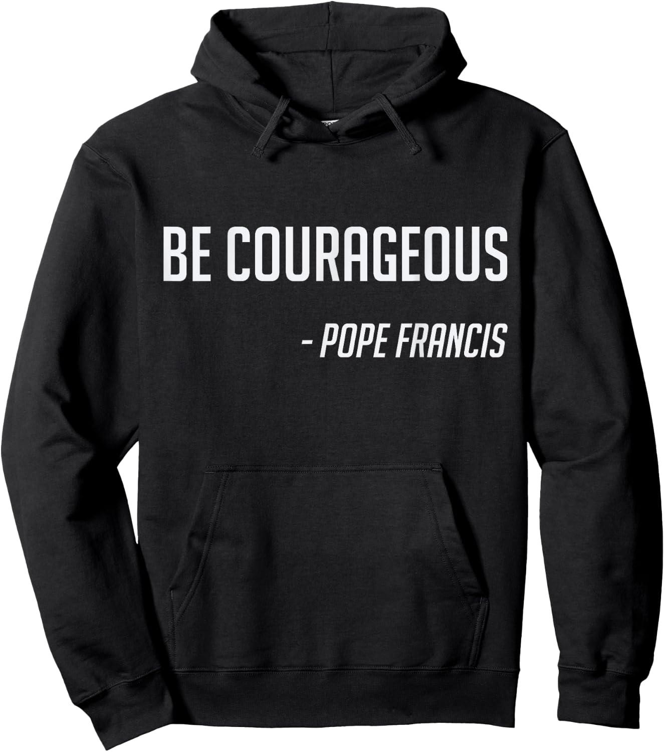 Pope Francis Catholic Saint Jesus Gift Hoodie - Hoodie | Black