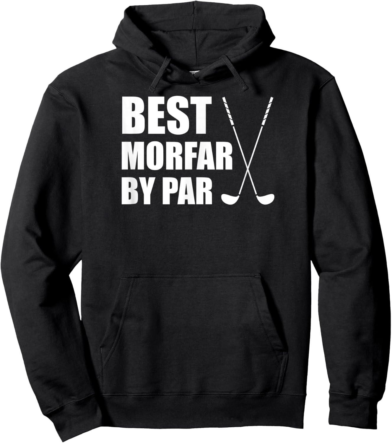 Best Morfar By Par Swedish Grandpa Golfer Pun Hoodie - Hoodie | Black