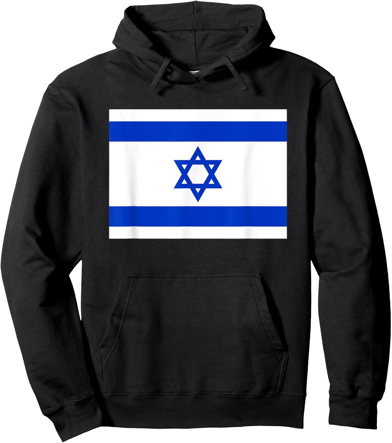 Israel flag Hoodie - Hoodie | Black