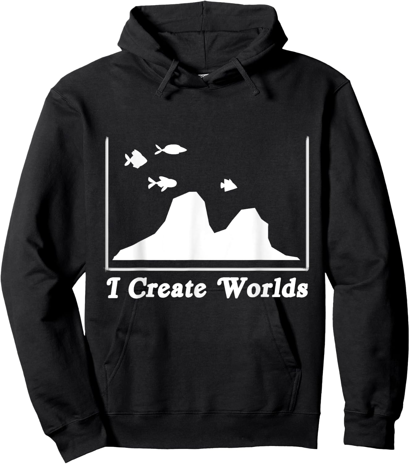 Aquascaping Aquascaper Aquarium Fish Care Creates World Hoodie - Hoodie | Black