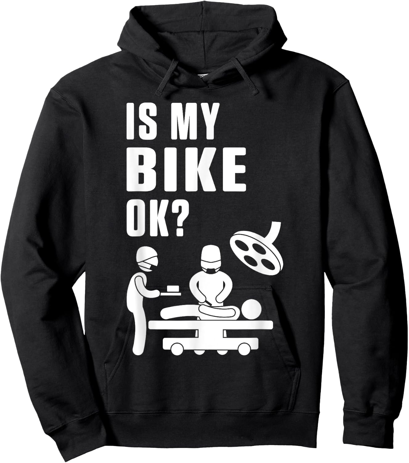Ist Mein Bike Okay Cyclist Bicycle Cycling Rides Stunt Hoodie - Hoodie | Black