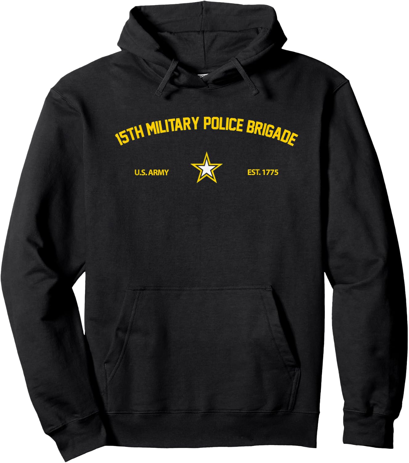 US Army 15th Military Police Brigade Hoodie - Hoodie | Black