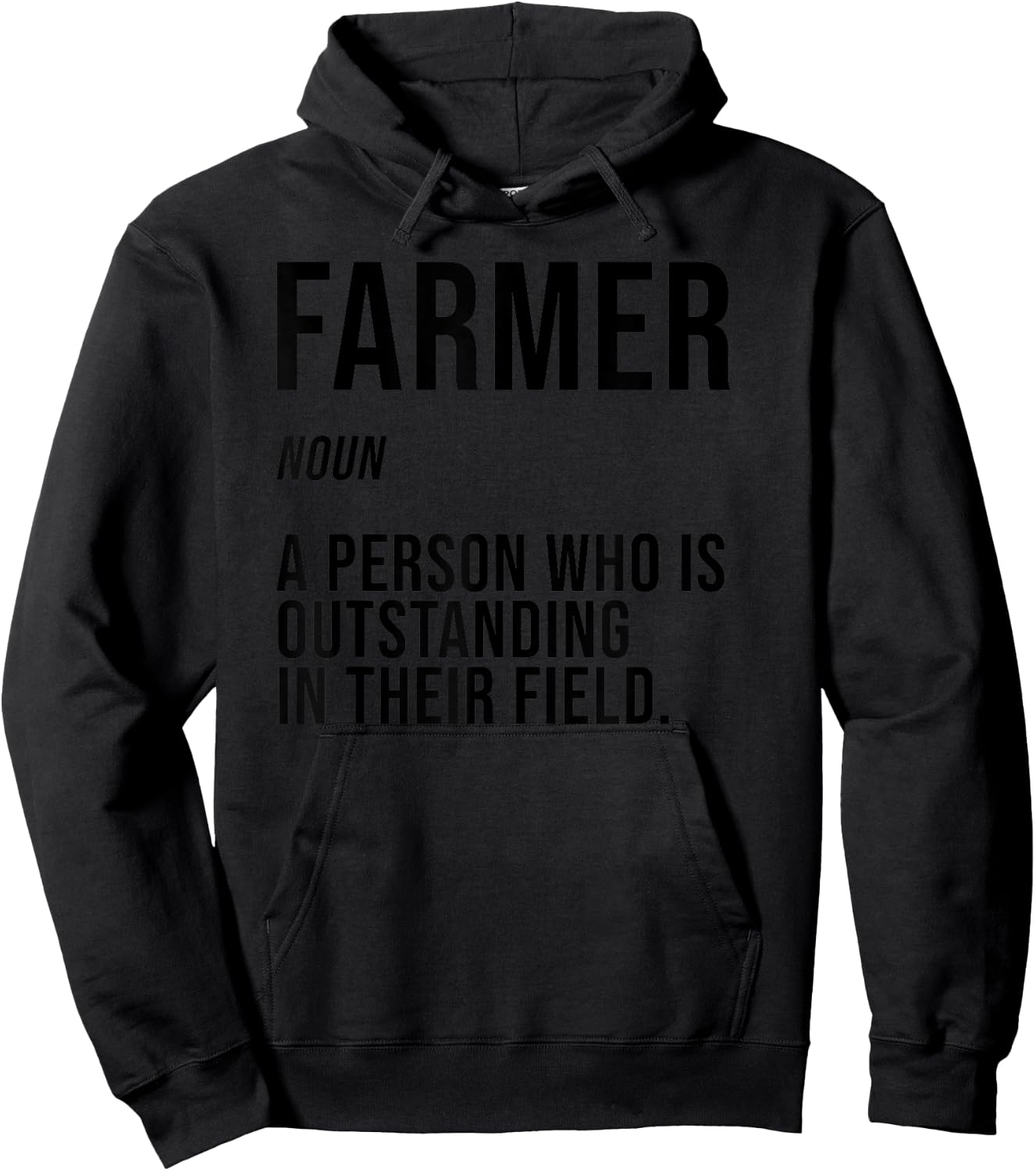 Funny Dairy Farmer Gift Local Farming Men Women Boys Girls Hoodie - Hoodie | Black