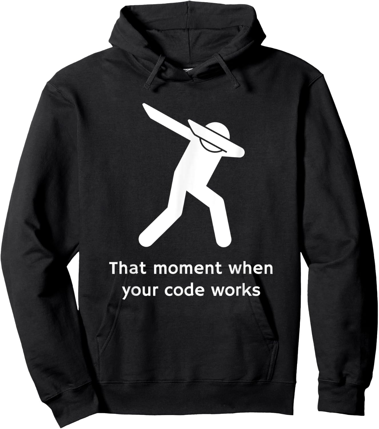 Funny Programming Coding for Programmers Dabbing Hoodie - Hoodie | Black