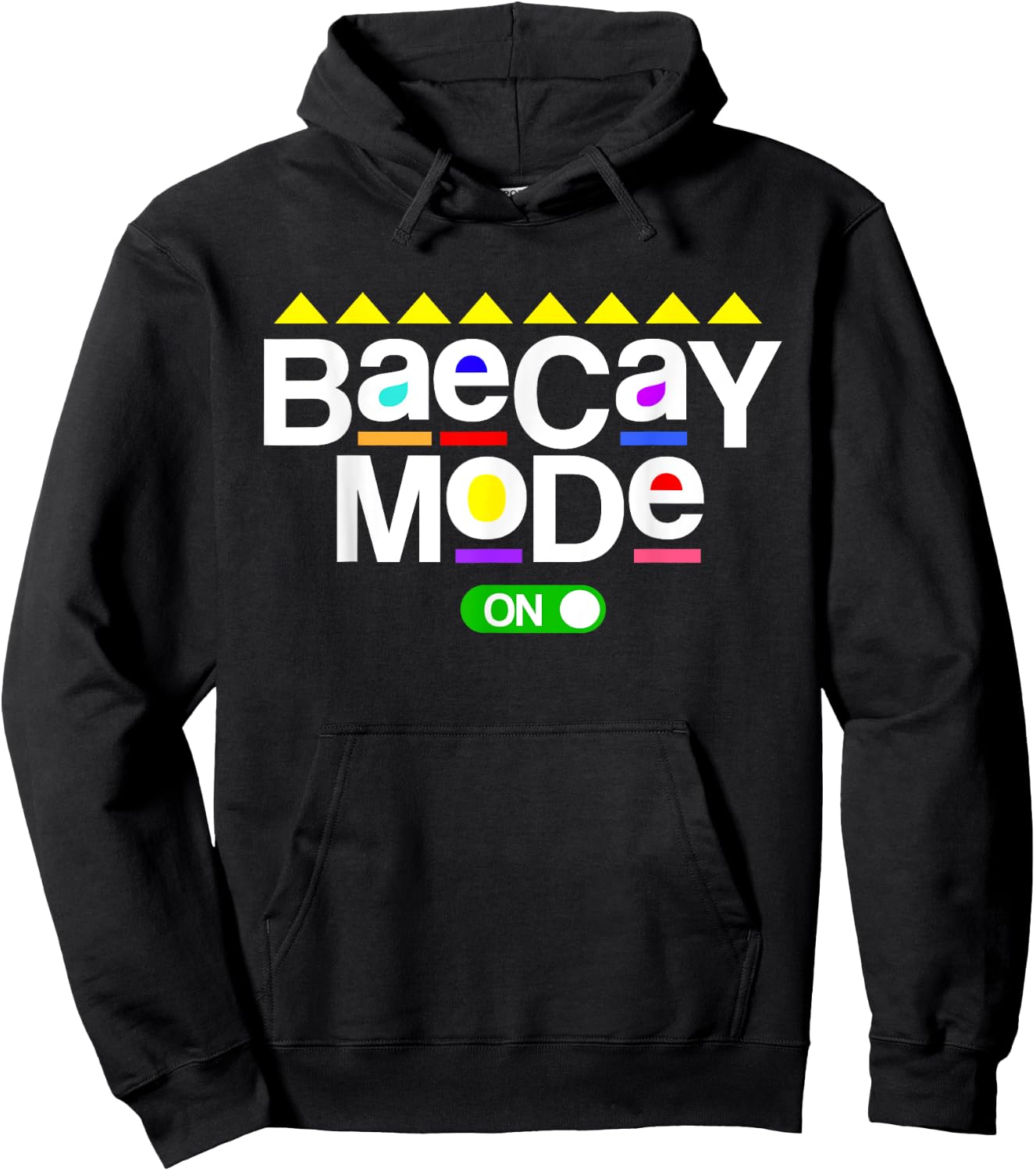 Baecay Mode Vacation Boyfriend Girlfriend 80's 90's Hoodie - Hoodie | Black