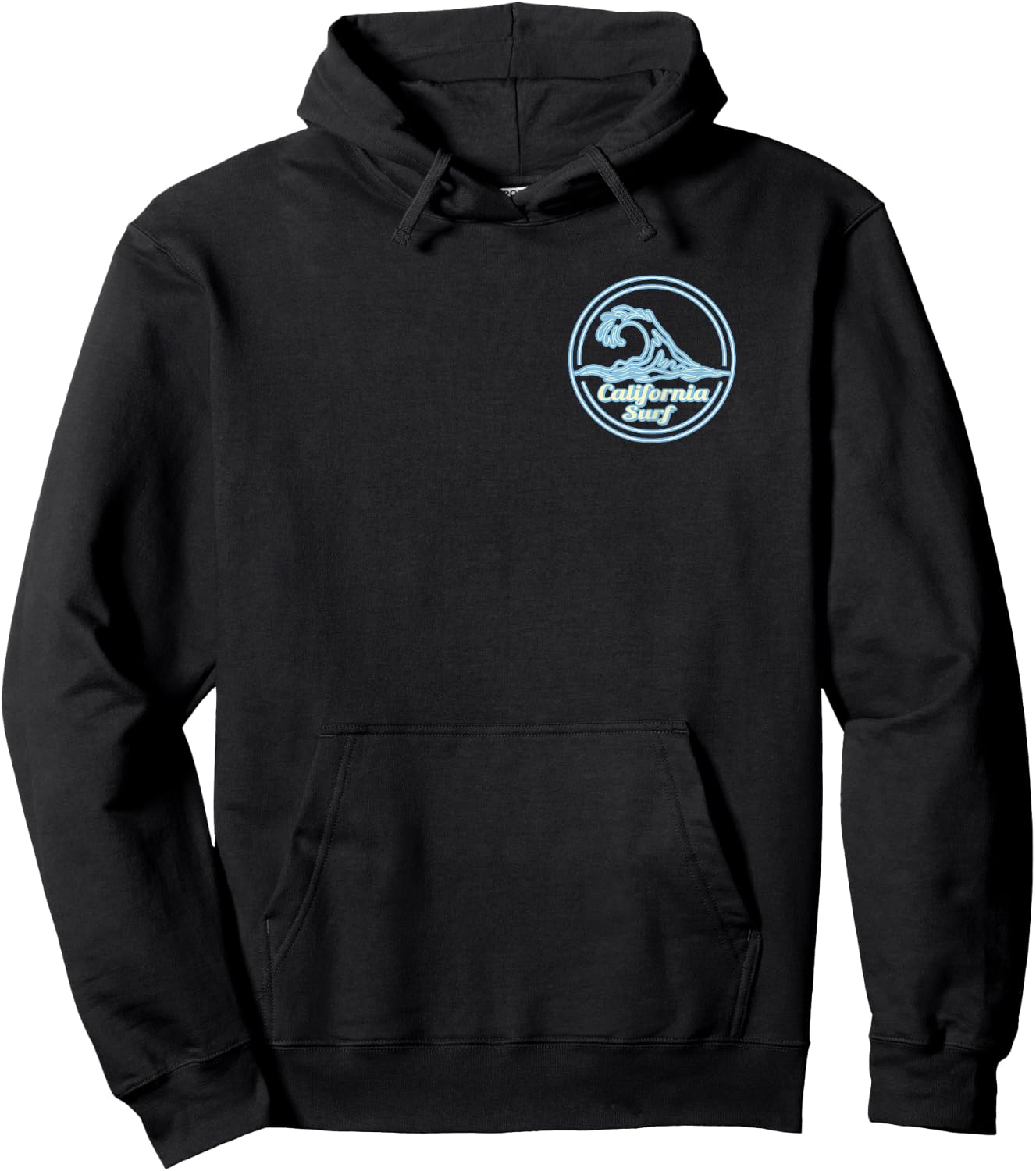 Lower Trestles Big Wave Surf Club, surfing graphic Hoodie - Hoodie | Black