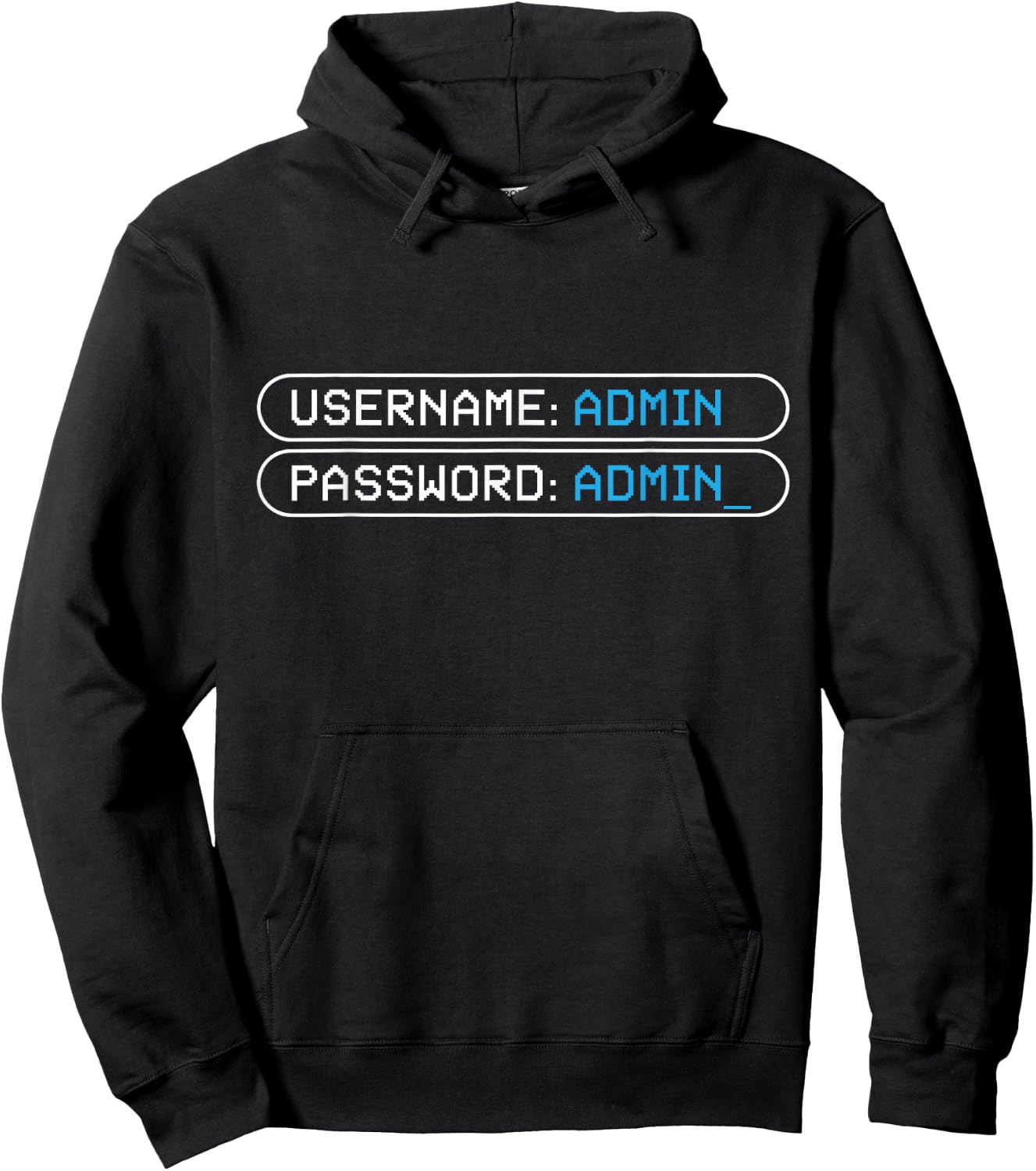 Username Admin I Geek Programming Geek Coding Hacker Hoodie - Hoodie | Black
