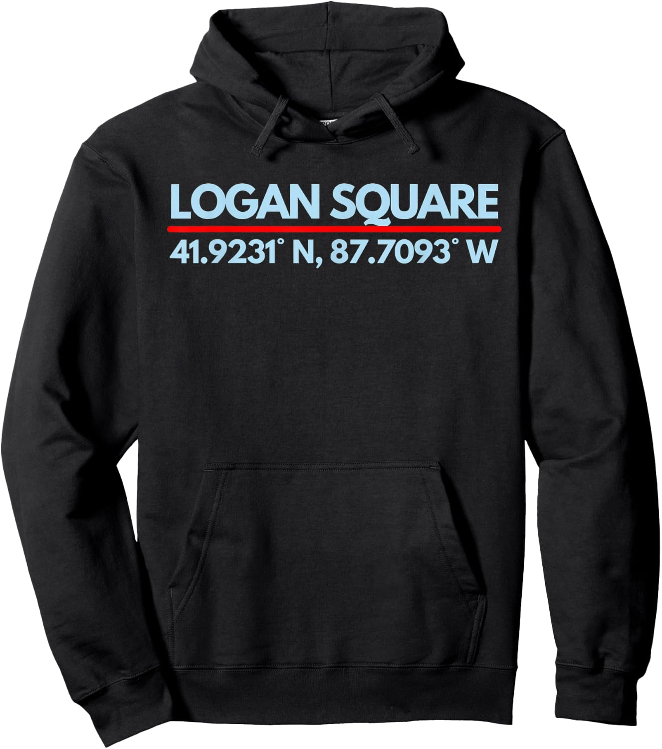 Logan Square Chicago IL Fans Hoodie - Hoodie | Black