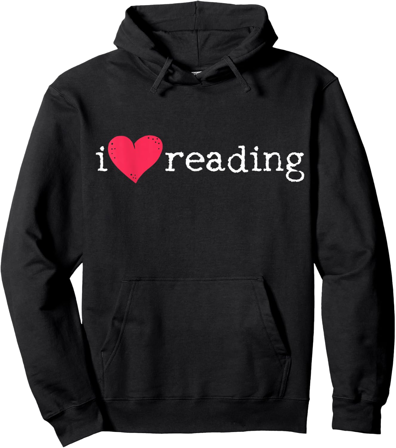 I Love Reading Hoodie - Hoodie | Black