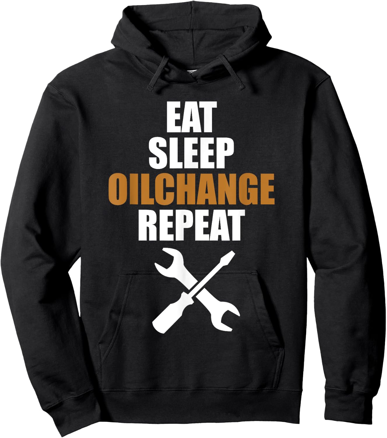 Mechatronics Technician | Mechanic | Eat sleep oil change Hoodie - Hoodie | Black