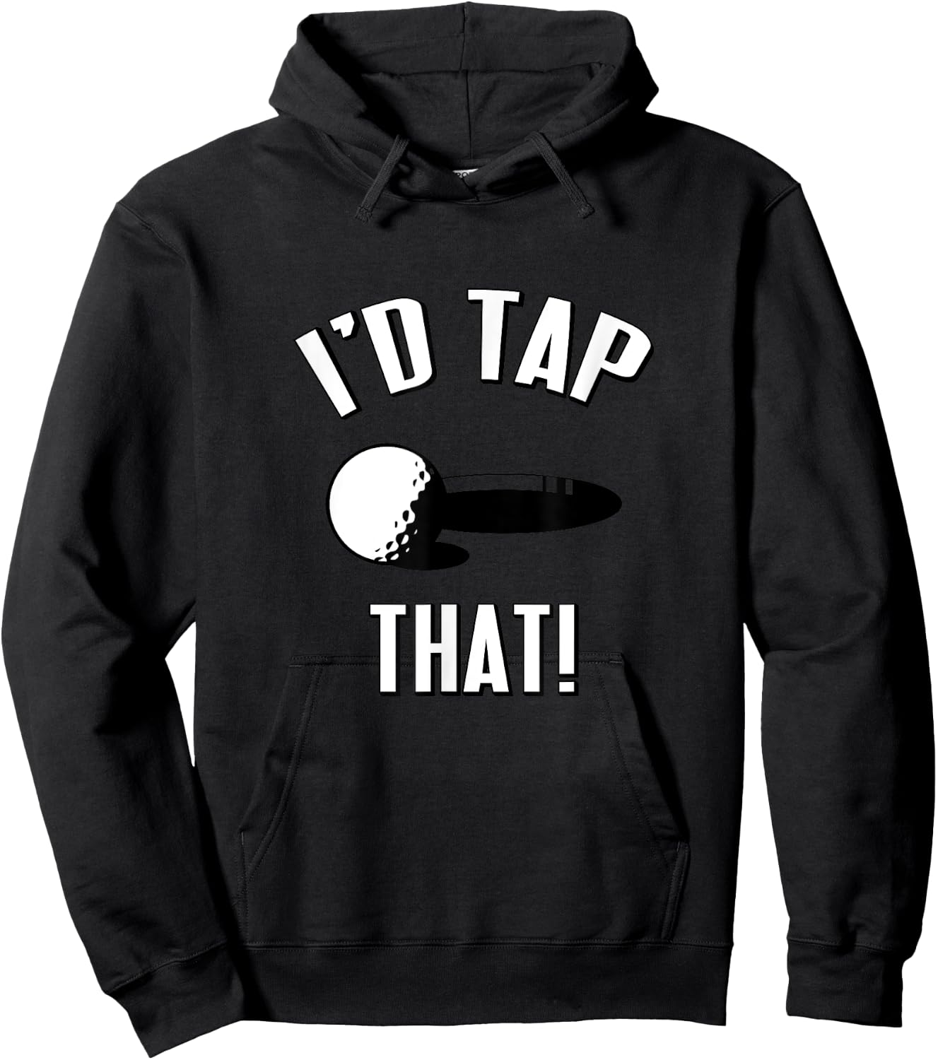ID TAP THAT Golf Hoodie - Hoodie | Black
