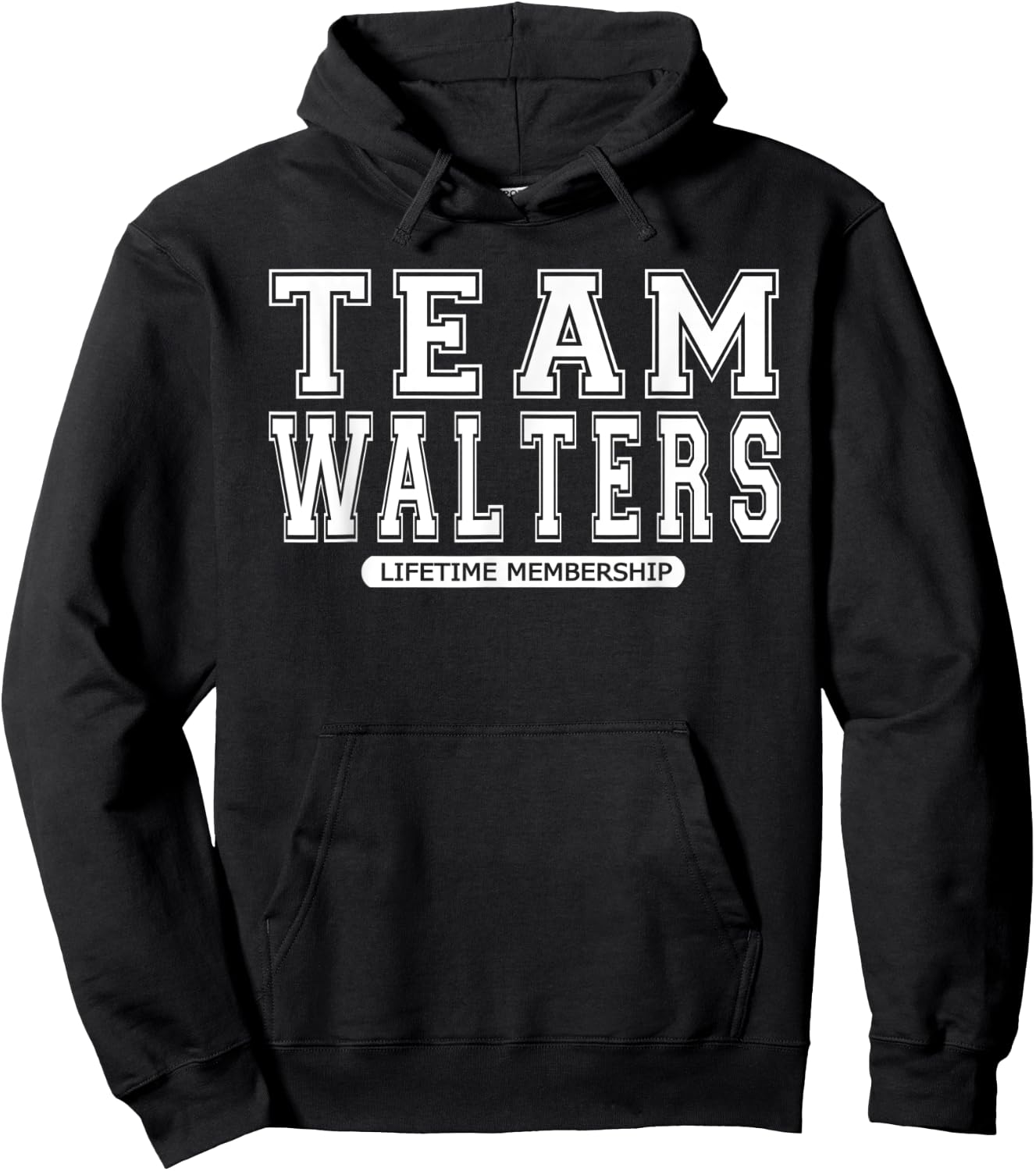 Team WALTERS Family Surname Reunion Crew Member Gift Hoodie - Hoodie | Black