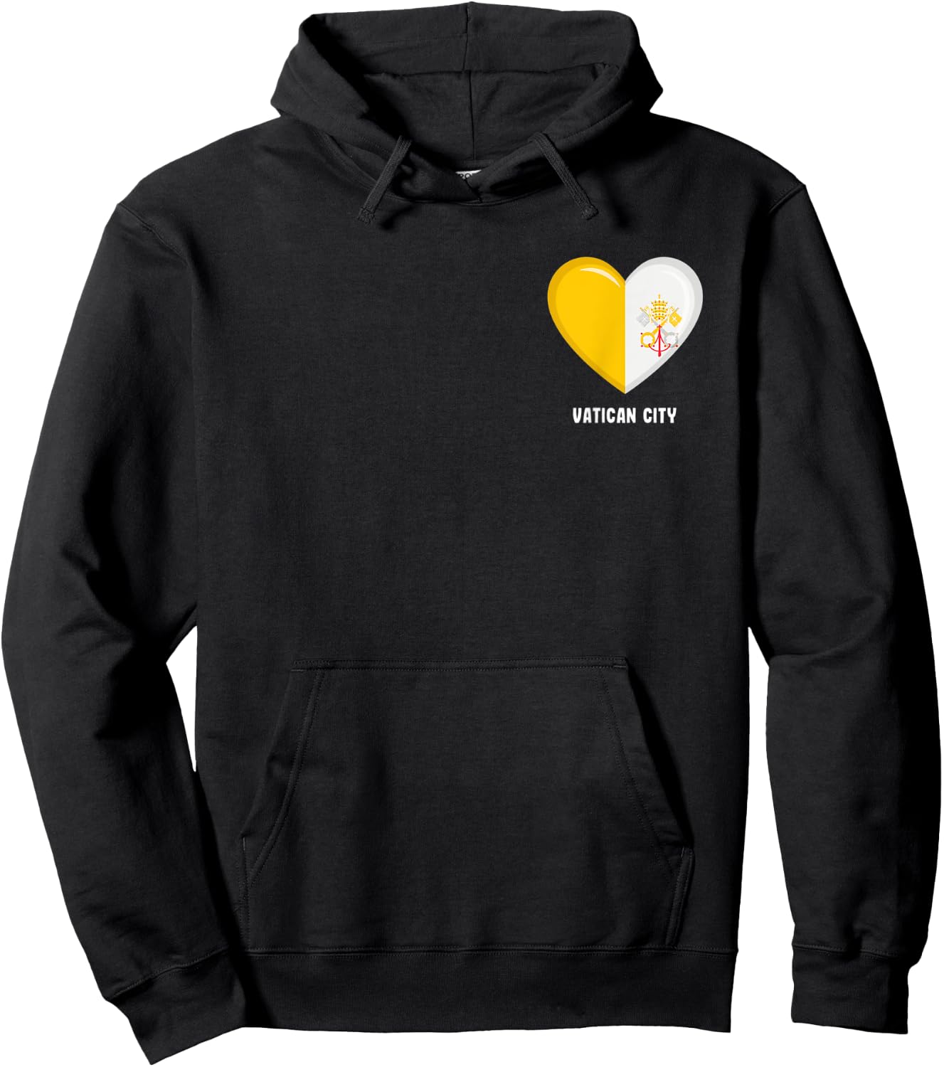 Vatican City Flag Shirt | Citizen of the Holy See Hoodie - Hoodie | Black