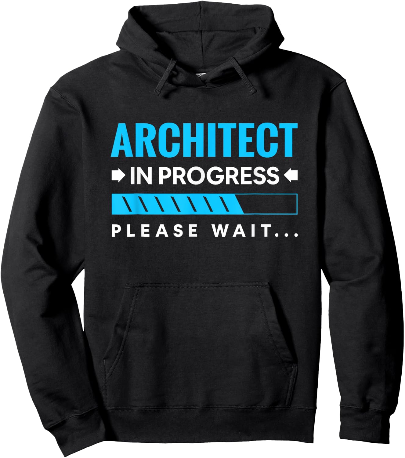 Funny Architect In Progress Architecture Students Hoodie - Hoodie | Black