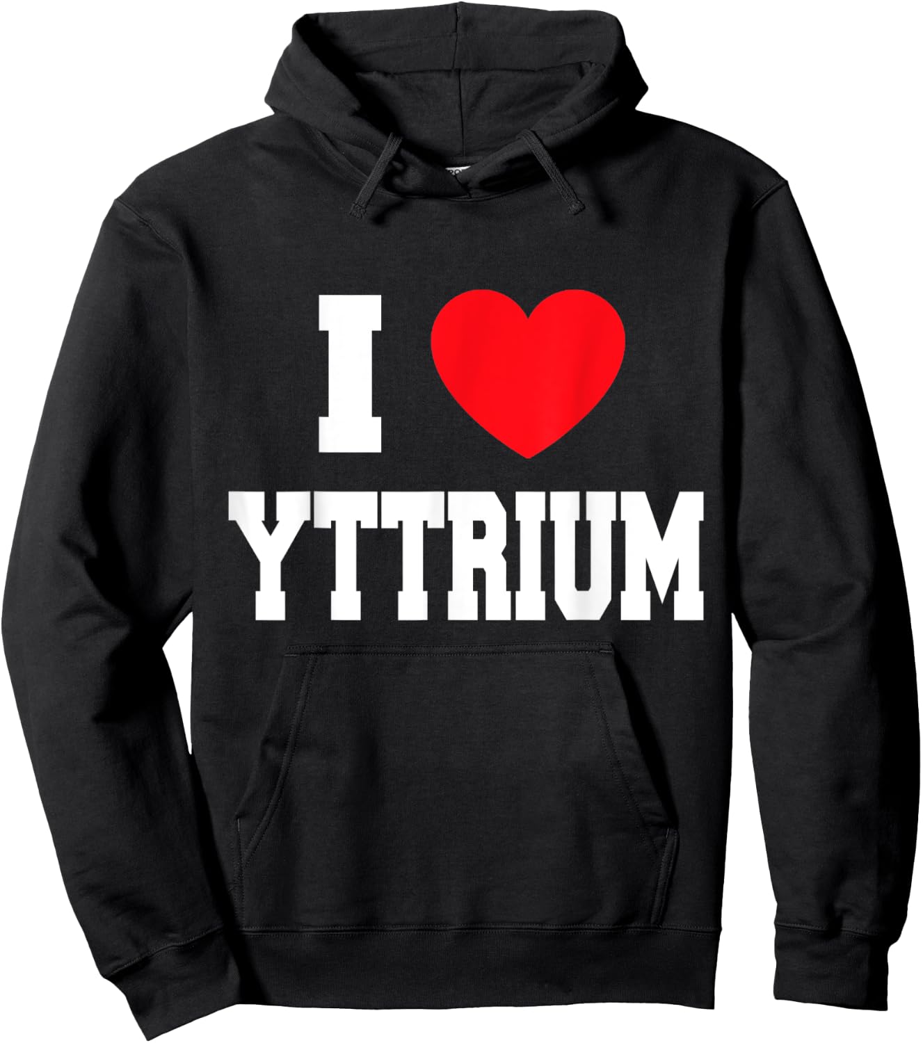 I Love Yttrium Hoodie - Hoodie | Black