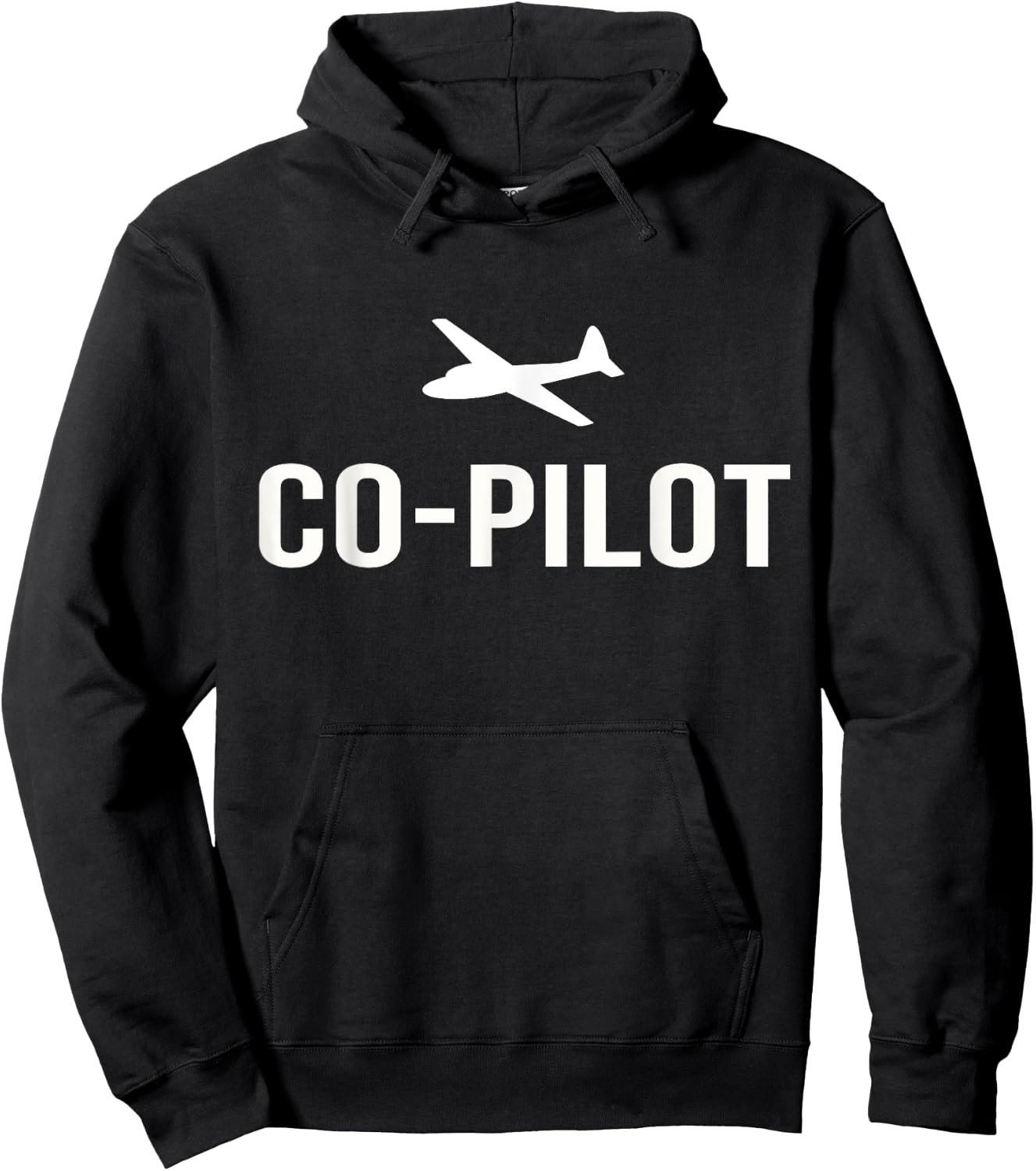 Airshow Helicopter Airplane CoPilot Hoodie - Hoodie | Black
