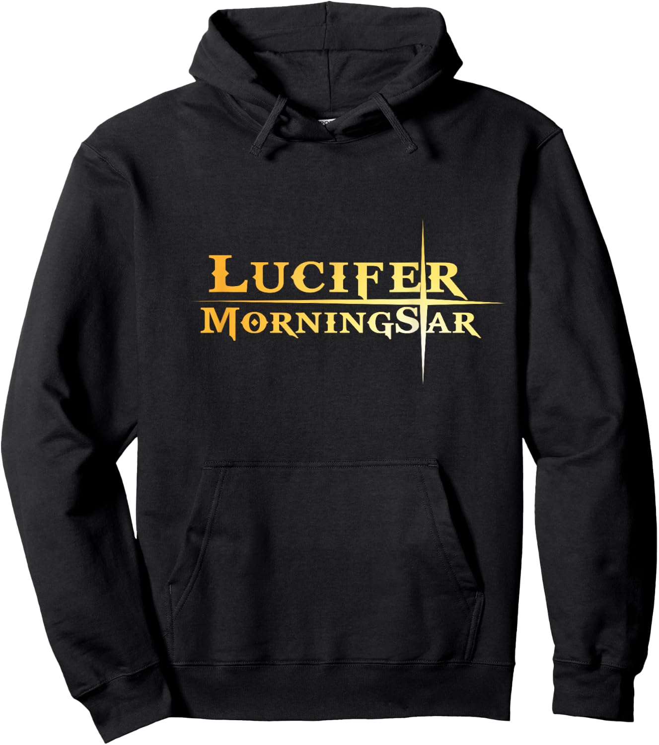 Lucifer Morningstar in a Morning Star Funny Devil Humor Joke Hoodie - Hoodie | Black