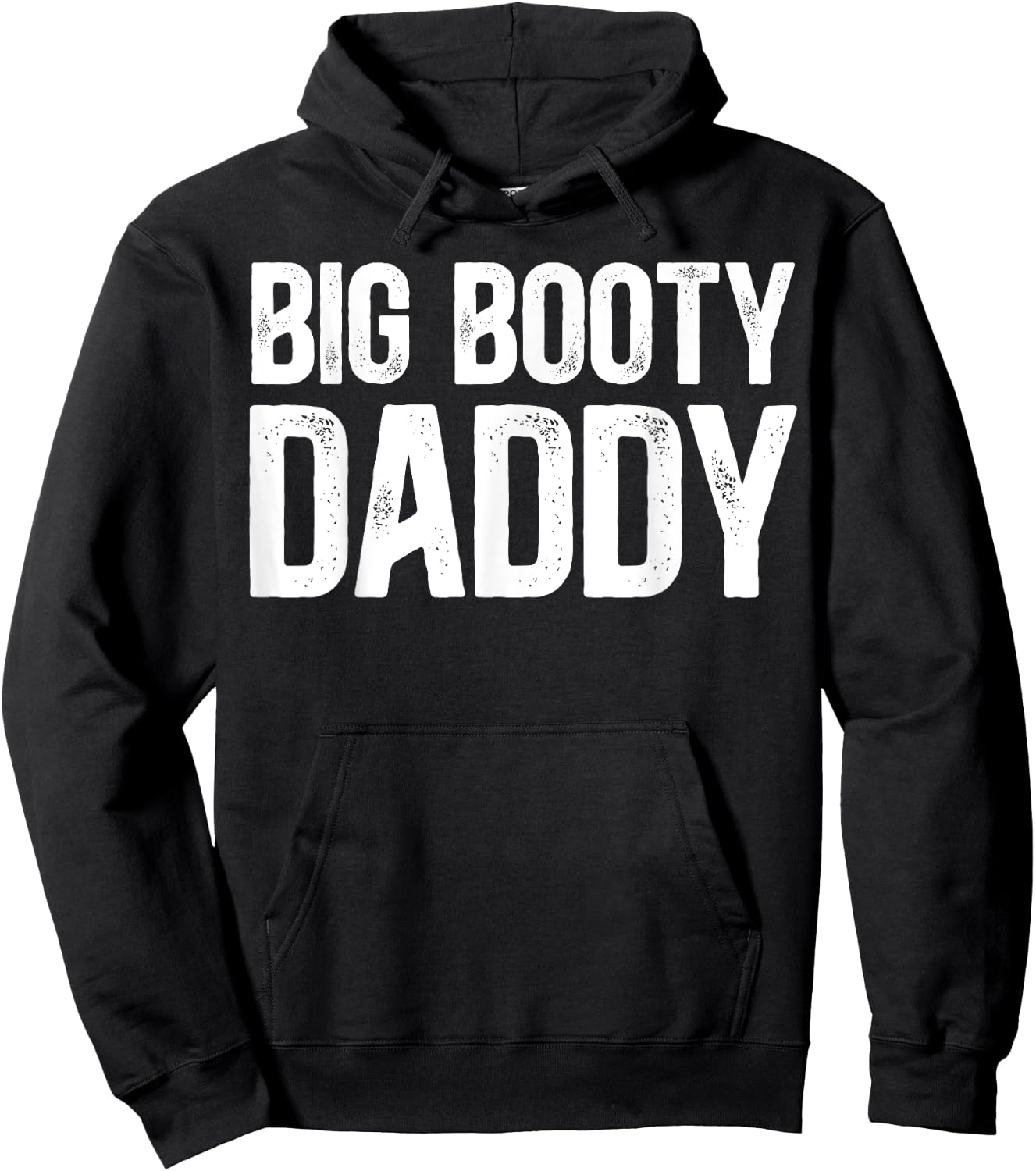 Big Booty Daddy - Funny Thicck Daddy Thicck Boi Meme Hoodie - Hoodie | Black