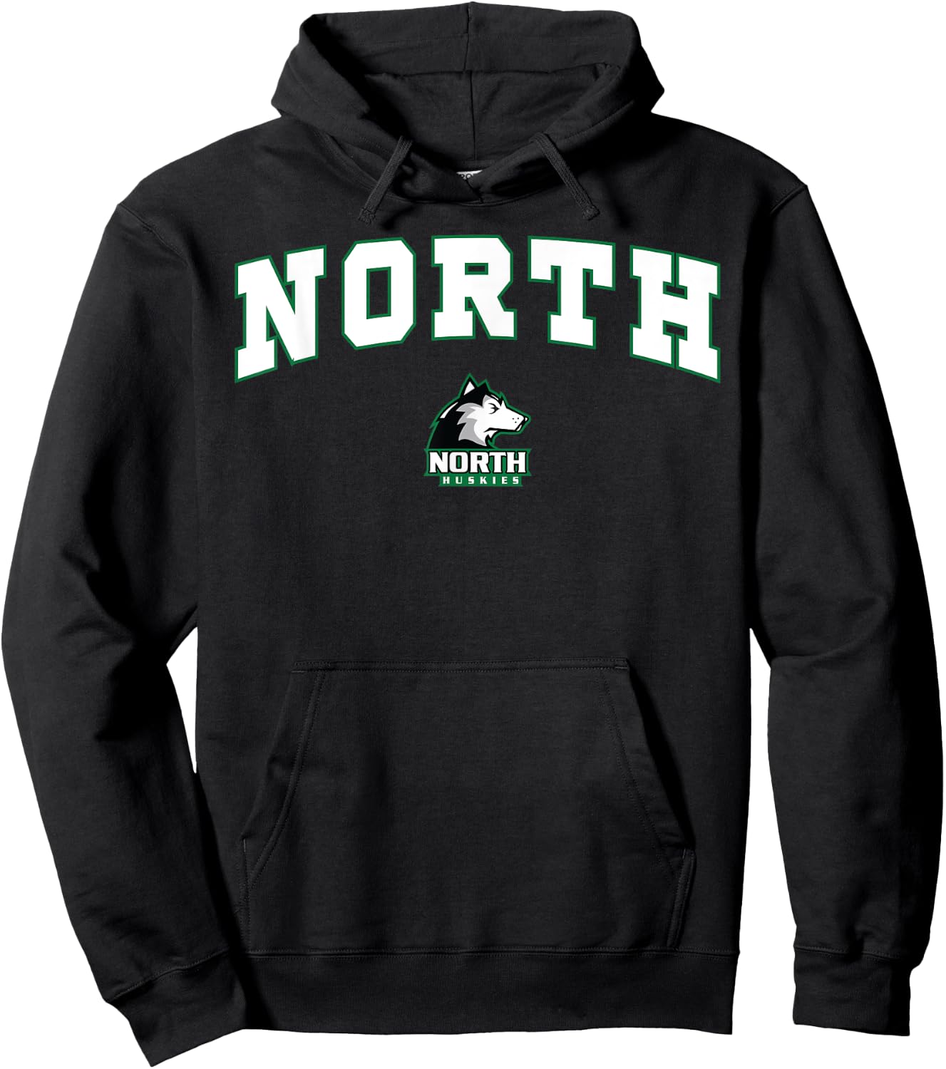 North High School Huskies Hoodie - Hoodie | Black