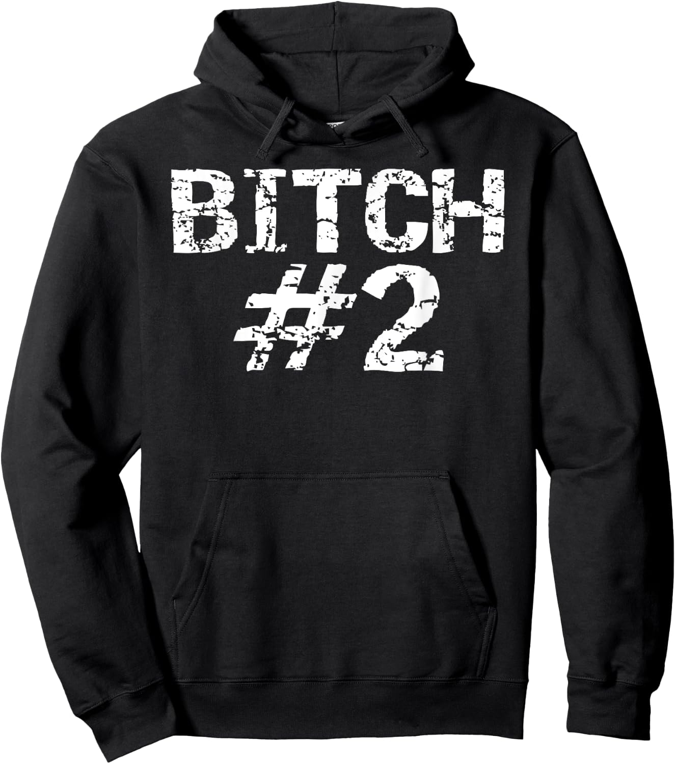 Fun Matching Bitch Shirts for Best Friends 1 & 2 Bitch #2 Hoodie - Hoodie | Black