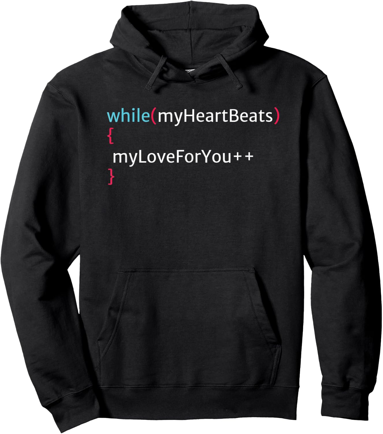 Valentines Gift Programmer, Computer science, coder, IT Hoodie - Hoodie | Black