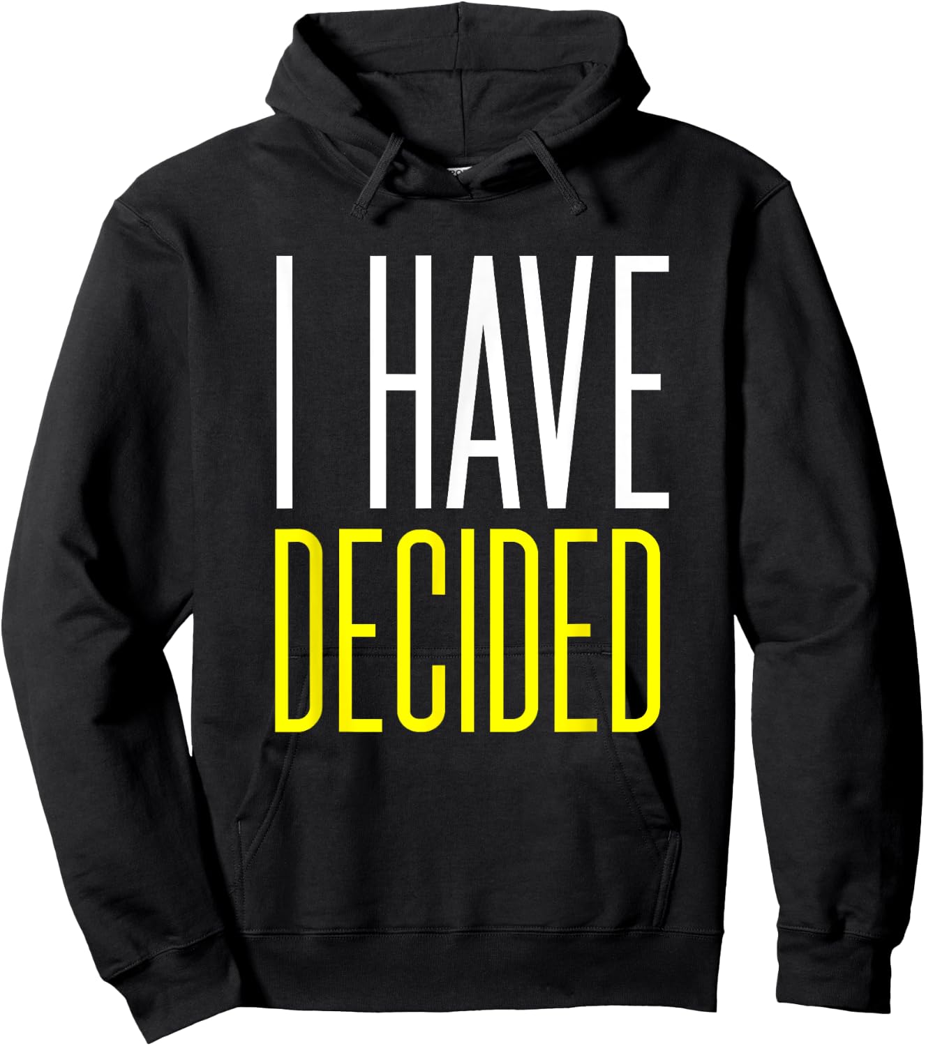 Baptism Shirt for Adults Women Men Boys Girls I Have Decided Hoodie - Hoodie | Black