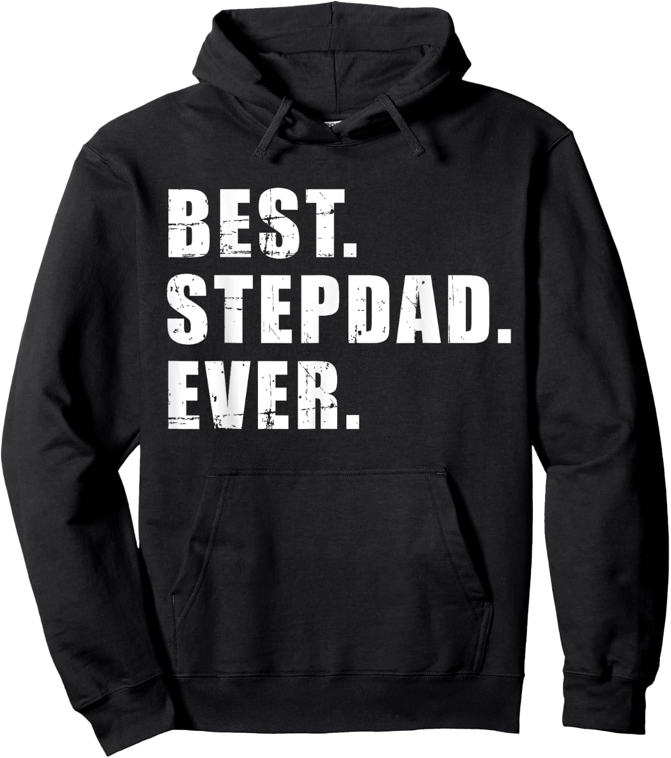 Best stepdad ever Hoodie - Hoodie | Black