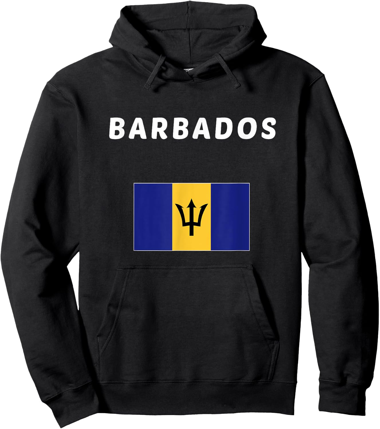 Barbados Flag souvenir Gift Hoodie - Hoodie | Black