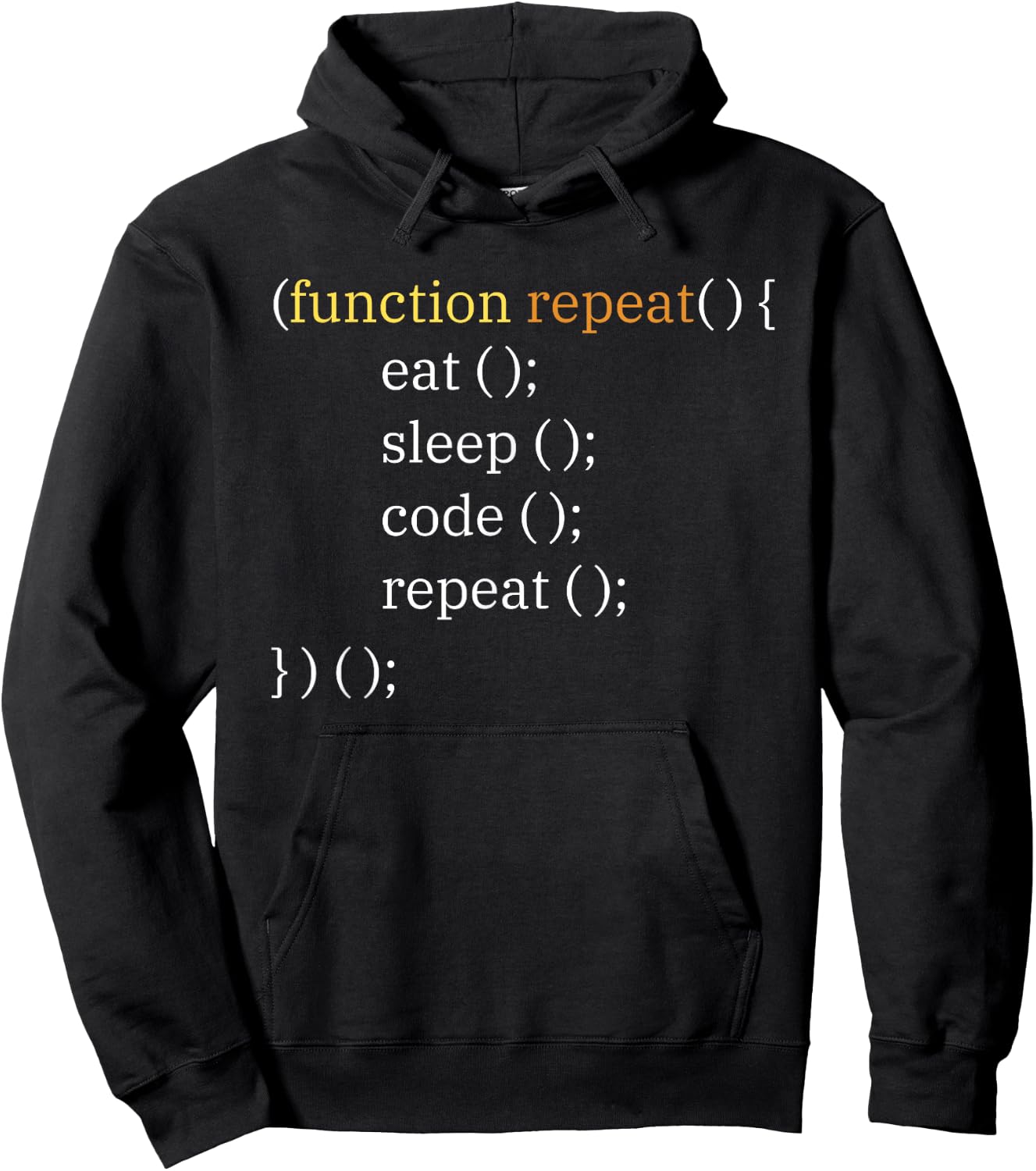 Eat Sleep Code - Funny Computer Science Programmer & Coding Hoodie - Hoodie | Black