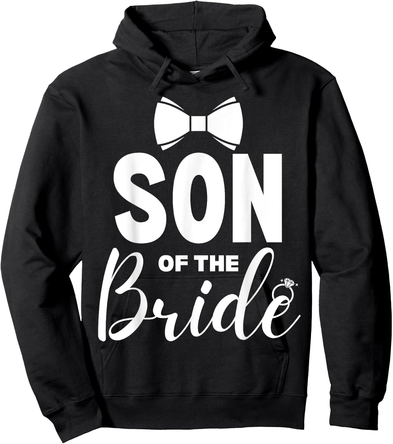 Son of the Bride Wedding Party Family Costume Hoodie - Hoodie | Black