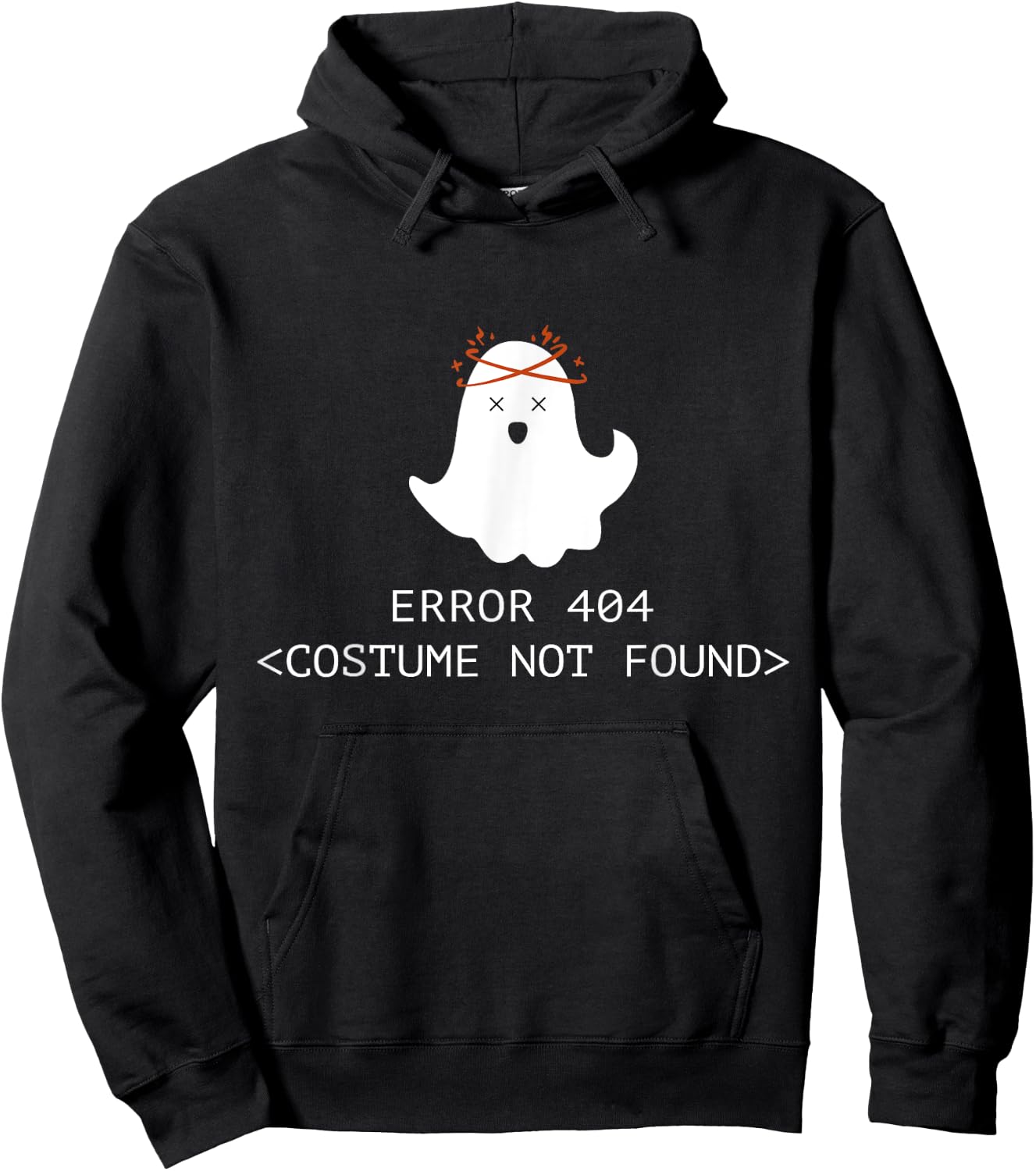 Error 404 Costume Not Found Halloween Coding Costume Hoodie - Hoodie | Black