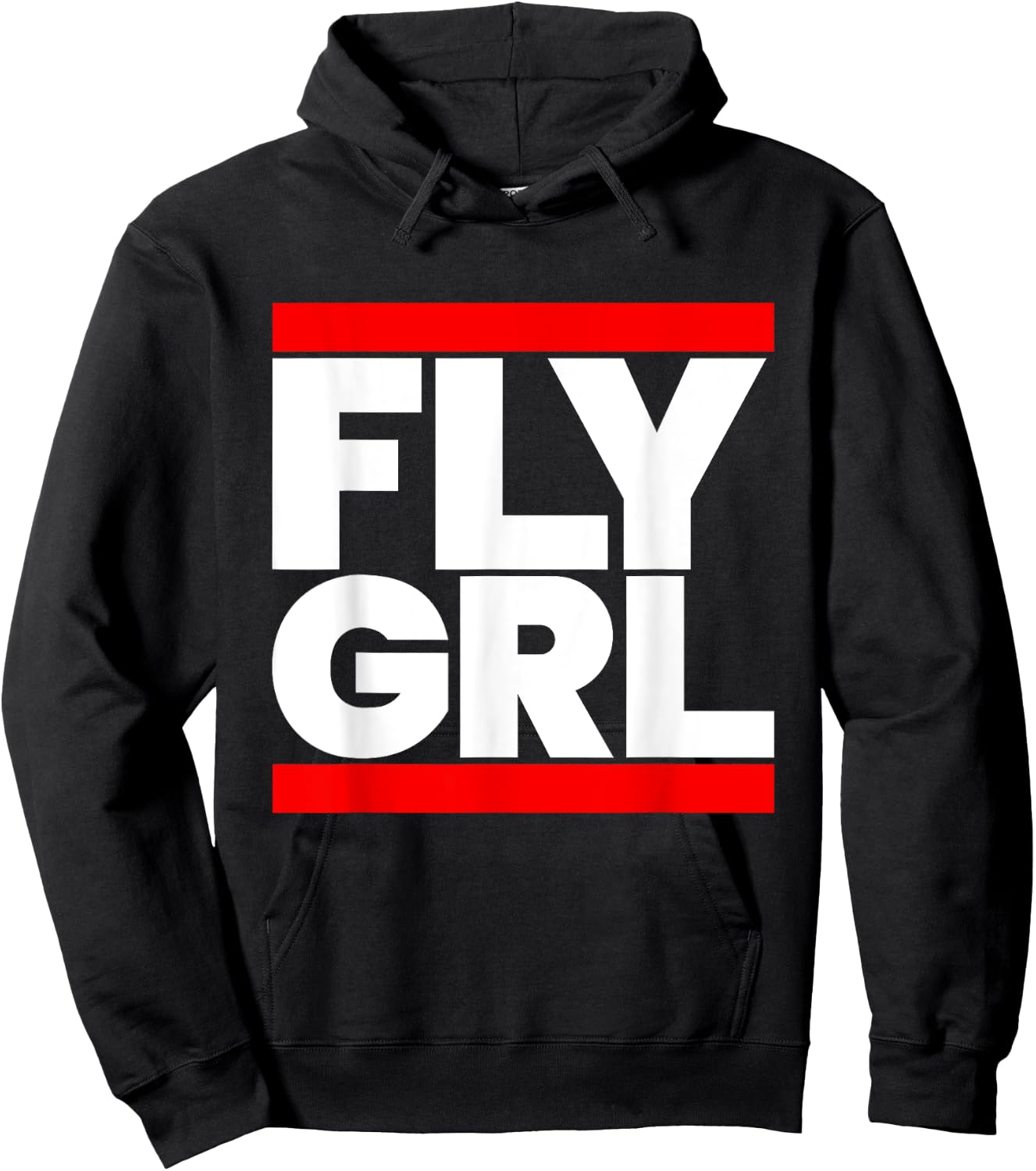 Fly Grl Shirt, Run Fly Grl Hoodie - Hoodie | Black