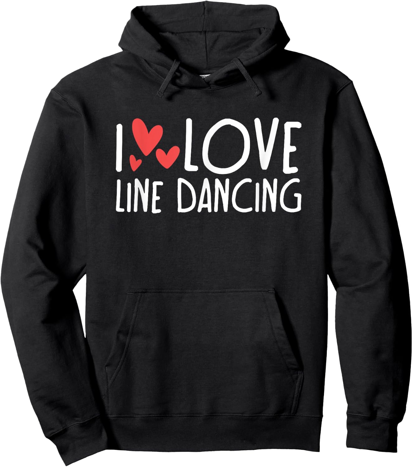 I Love Line Dancing Hoodie - Hoodie | Black