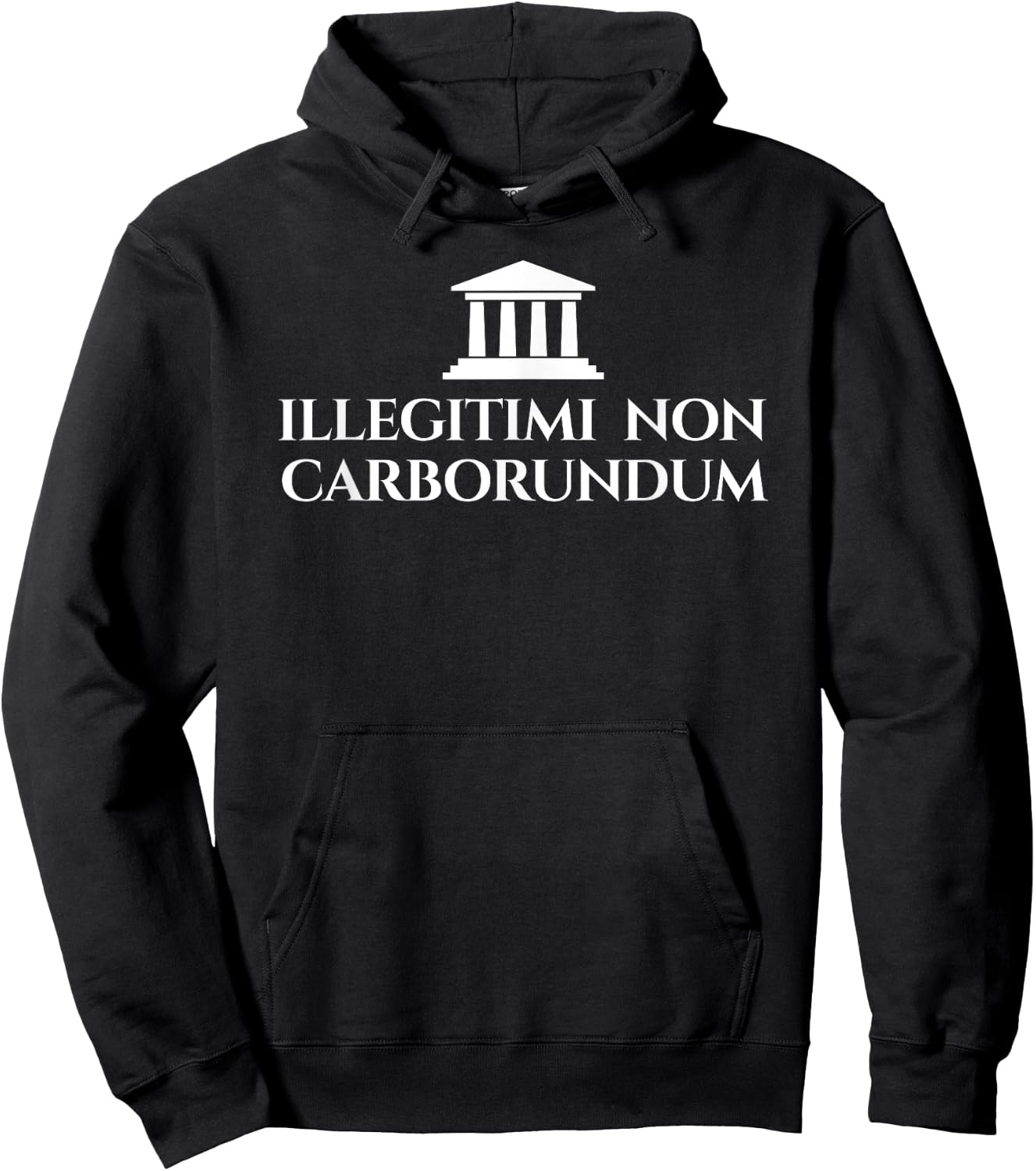 Illegitimi Non Carborundum - Funny Dog Latin phrase Men Women Hoodie - Hoodie | Black