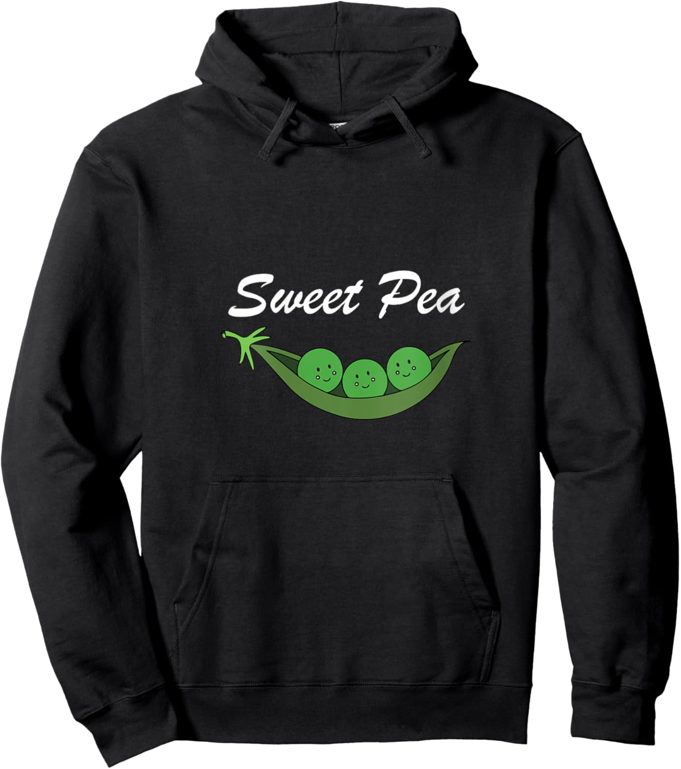 Sweet Peas , Peas mama V-Neck Hoodie - Hoodie | Black