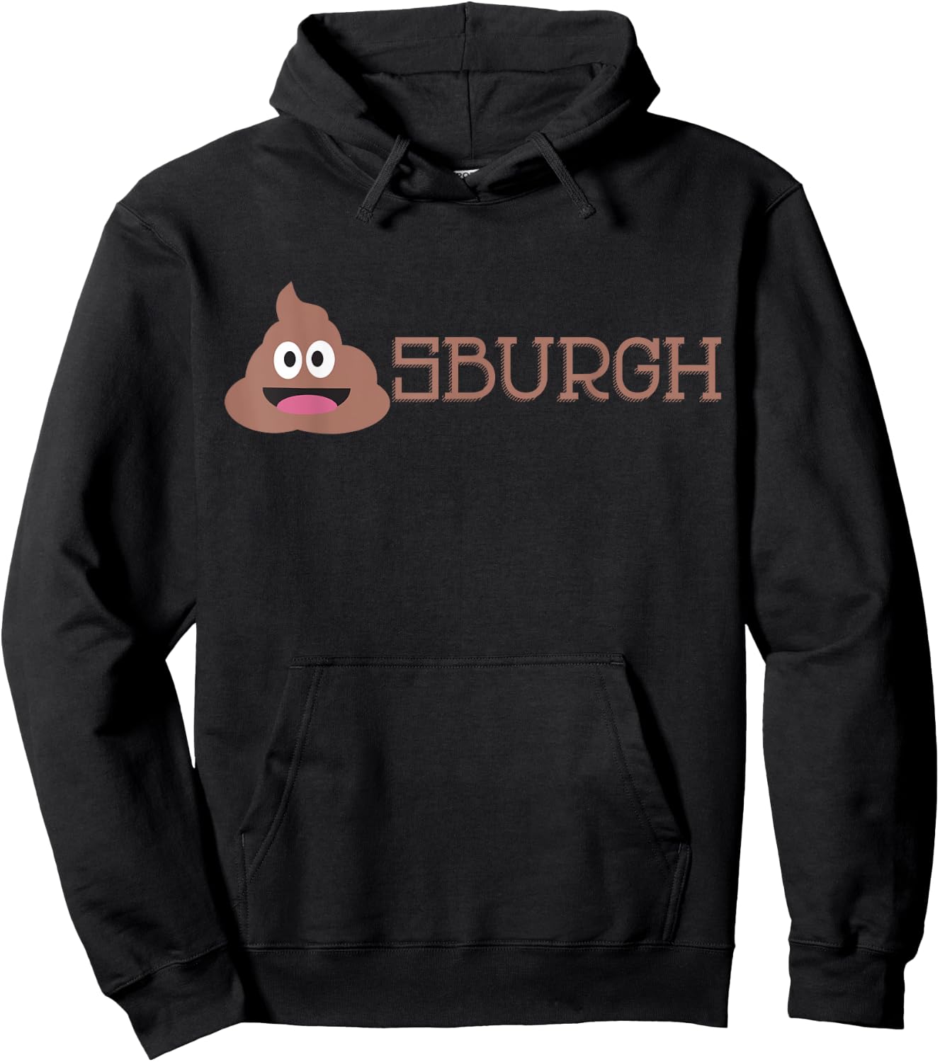Shitsburgh funny anti Pittsburgh - Black, Small, Classic Fit, , Short Sleeve, Adult, , Cotton, Polyester, Machine Wash, US Size Small Hoodie - Hoodie | Black