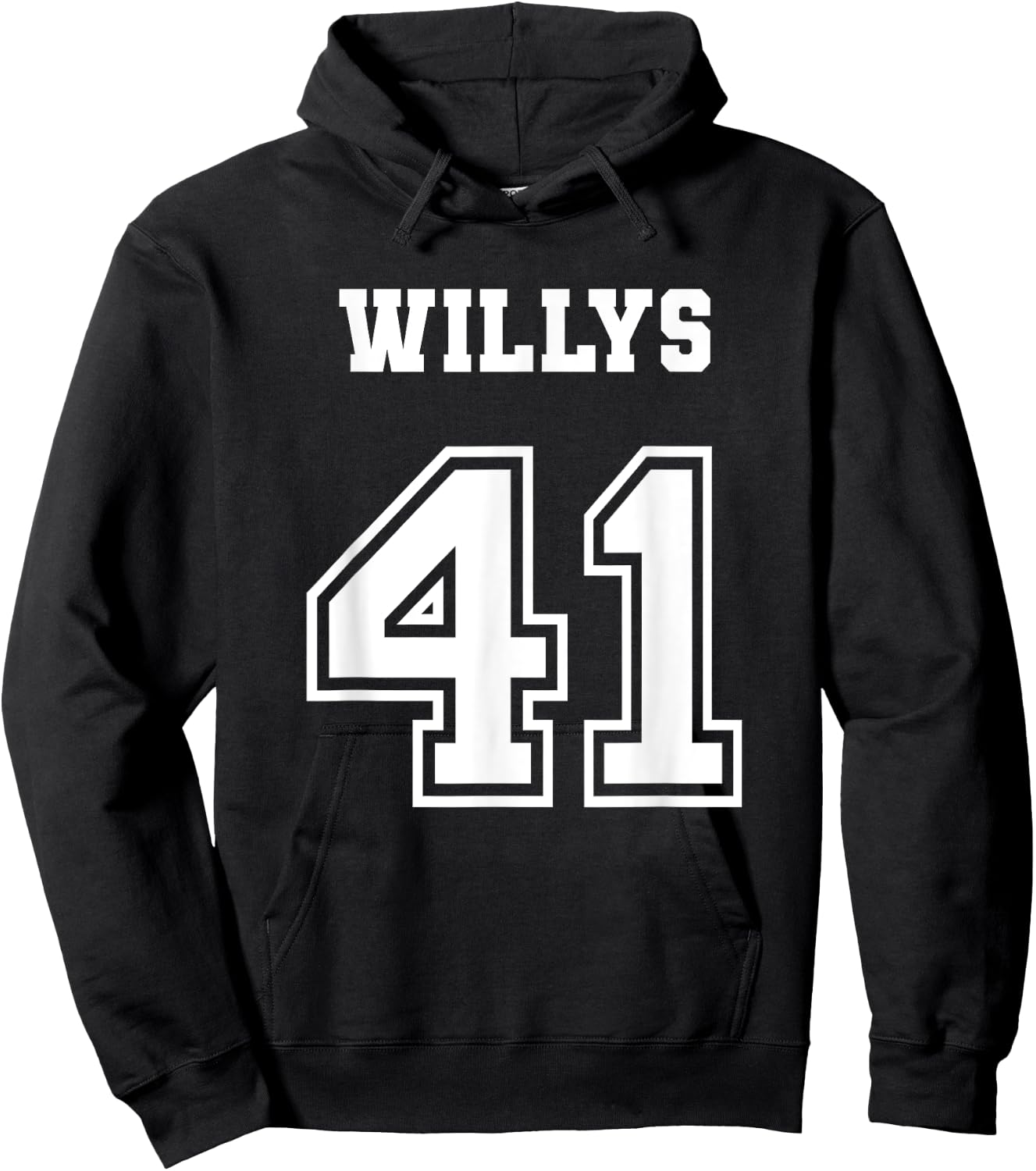 Jersey Style 41 1941 Willys 4x4 Vintage MB Army Truck Car Hoodie - Hoodie | Black
