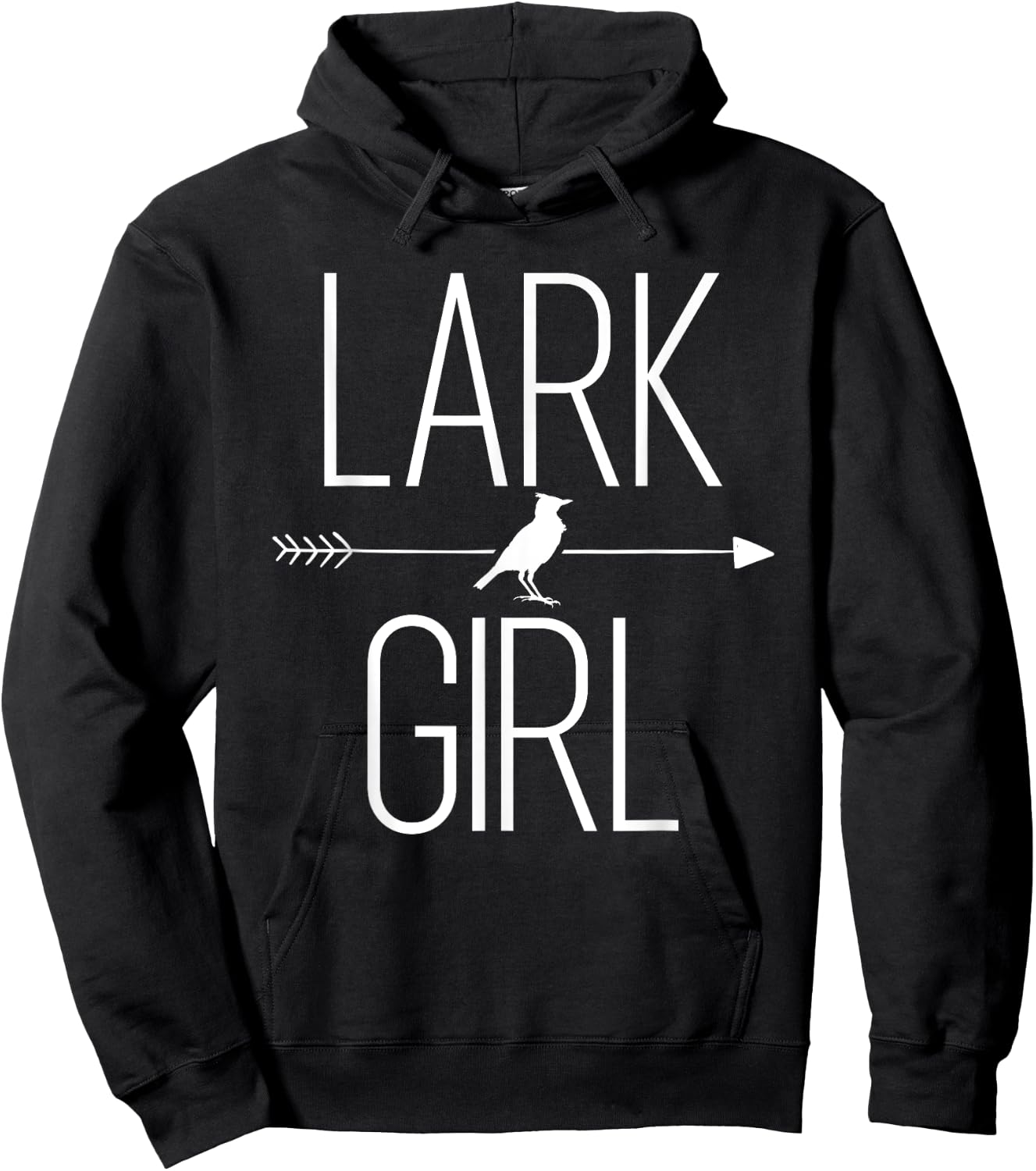 Lark Girl Gift Passerine Bird Lover Hoodie - Hoodie | Black