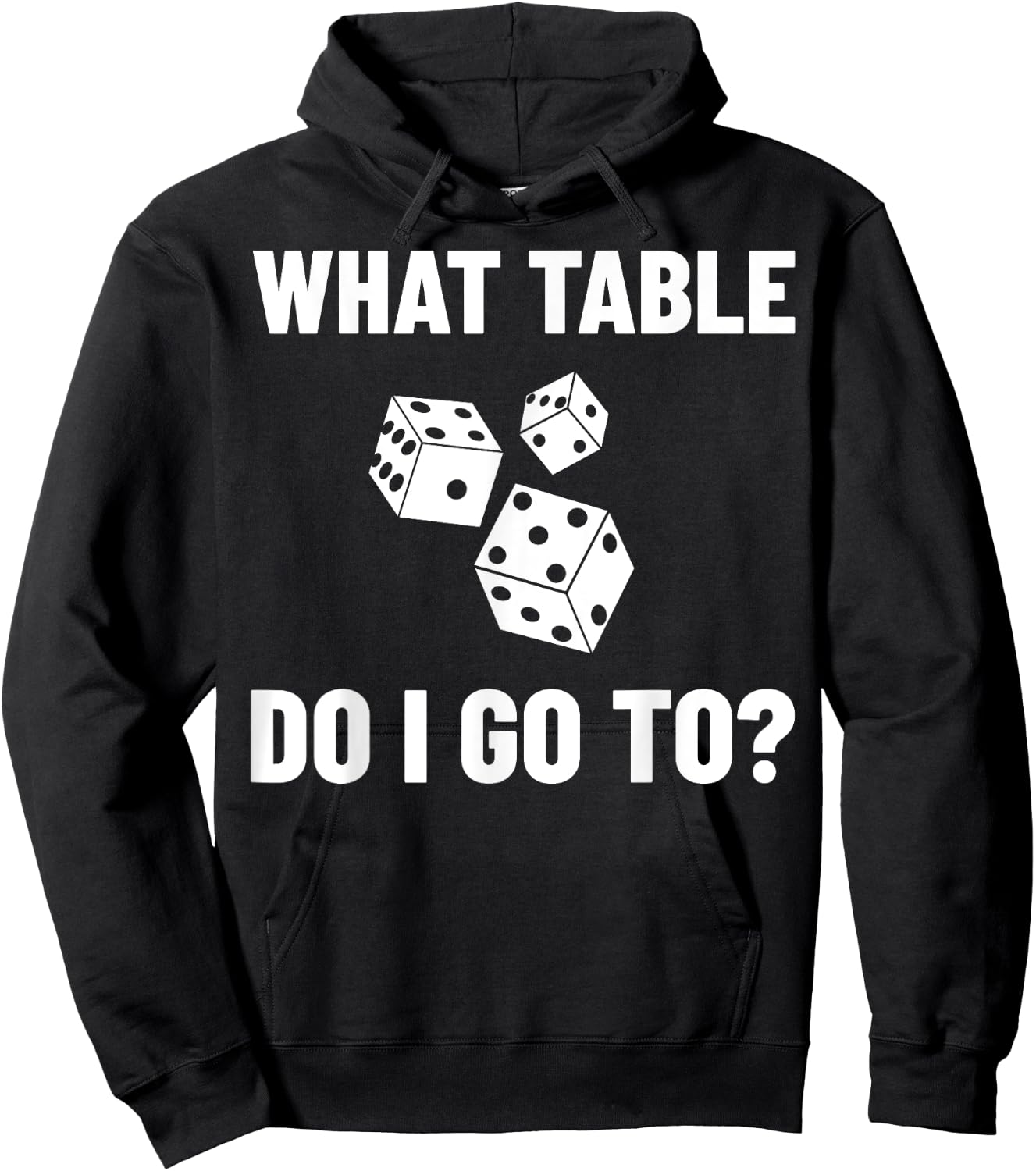 Bunco Dice Game Rules Night Party Hoodie - Hoodie | Black