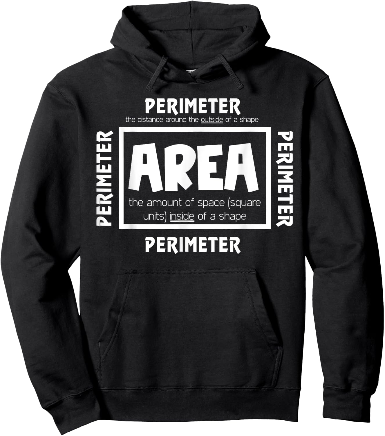 Area Perimeter Hoodie - Hoodie | Black