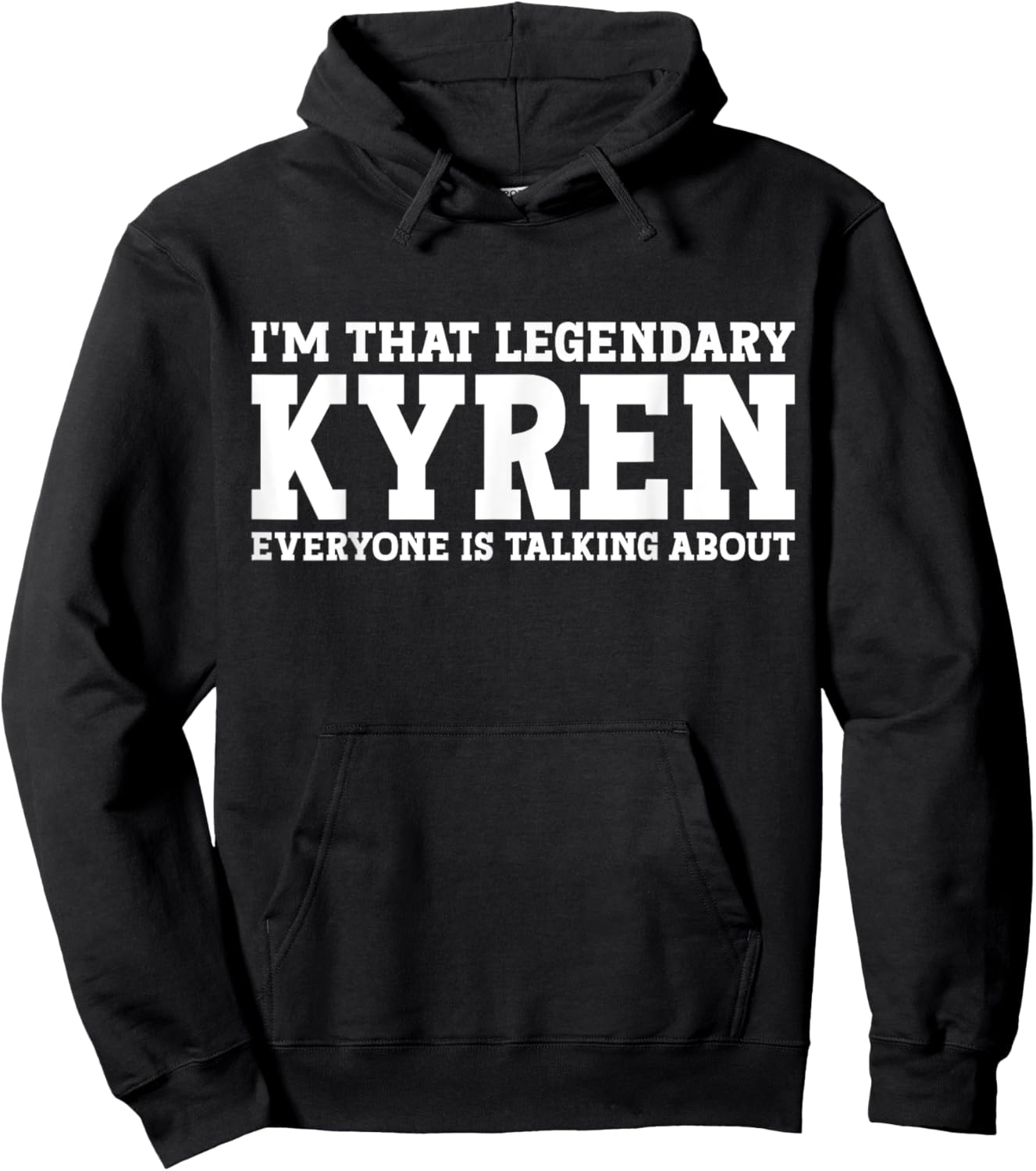 Kyren Personal Name First Name Funny Kyren Hoodie - Hoodie | Black