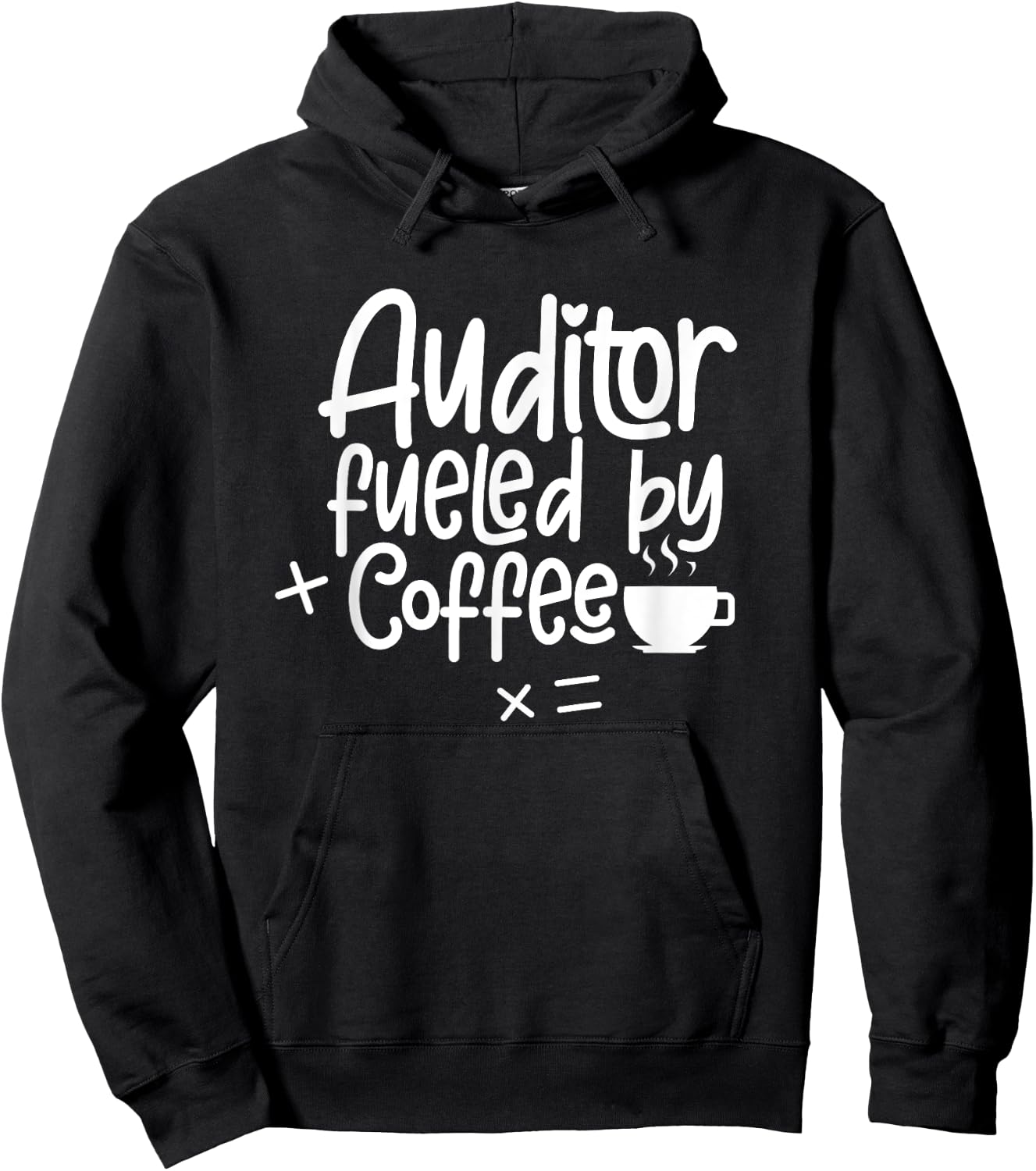 Auditor Fueled By Coffee Accountant Accounting Audit Hoodie - Hoodie | Black