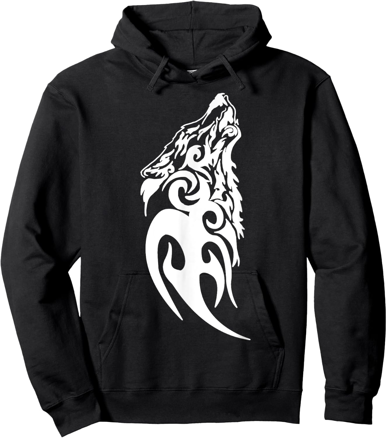 Fenrir Wolf Nordic Symbol Rune Thor Odin Norsemen Viking Hoodie - Hoodie | Black