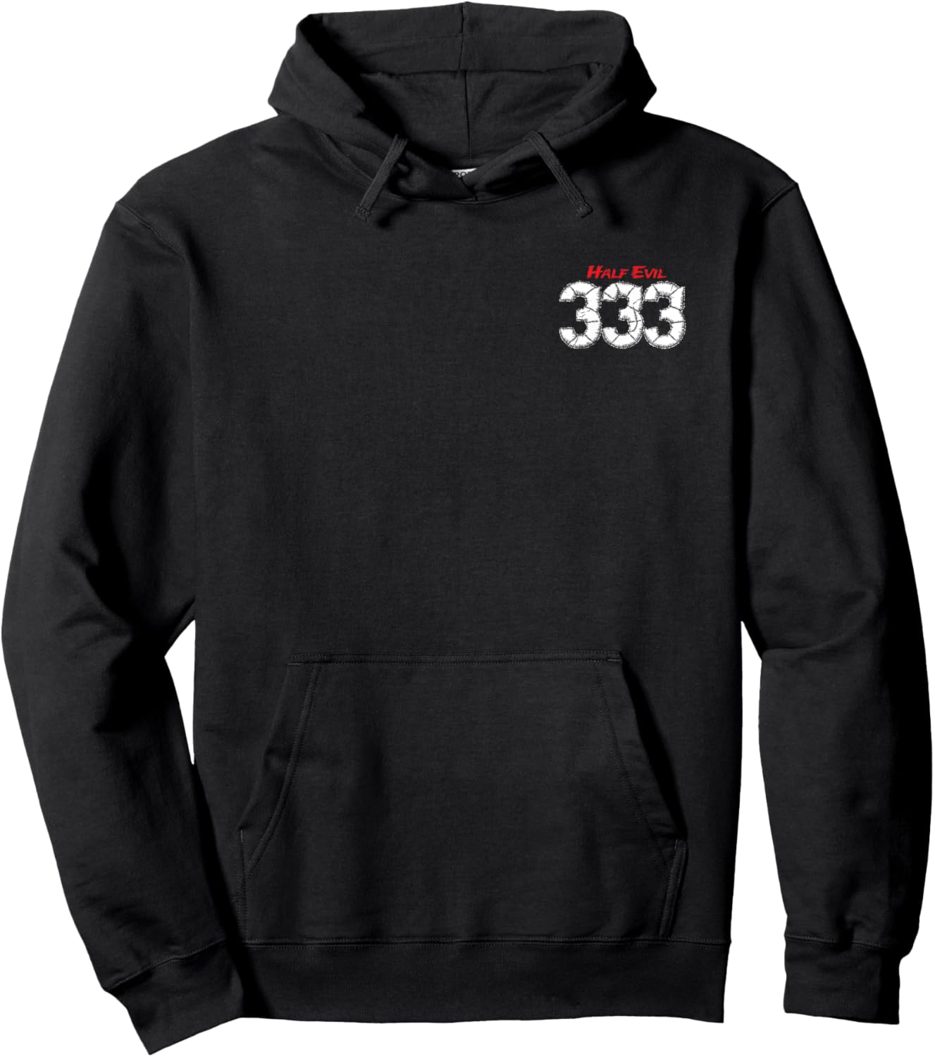 Half Evil 333 Hoodie - Hoodie | Black