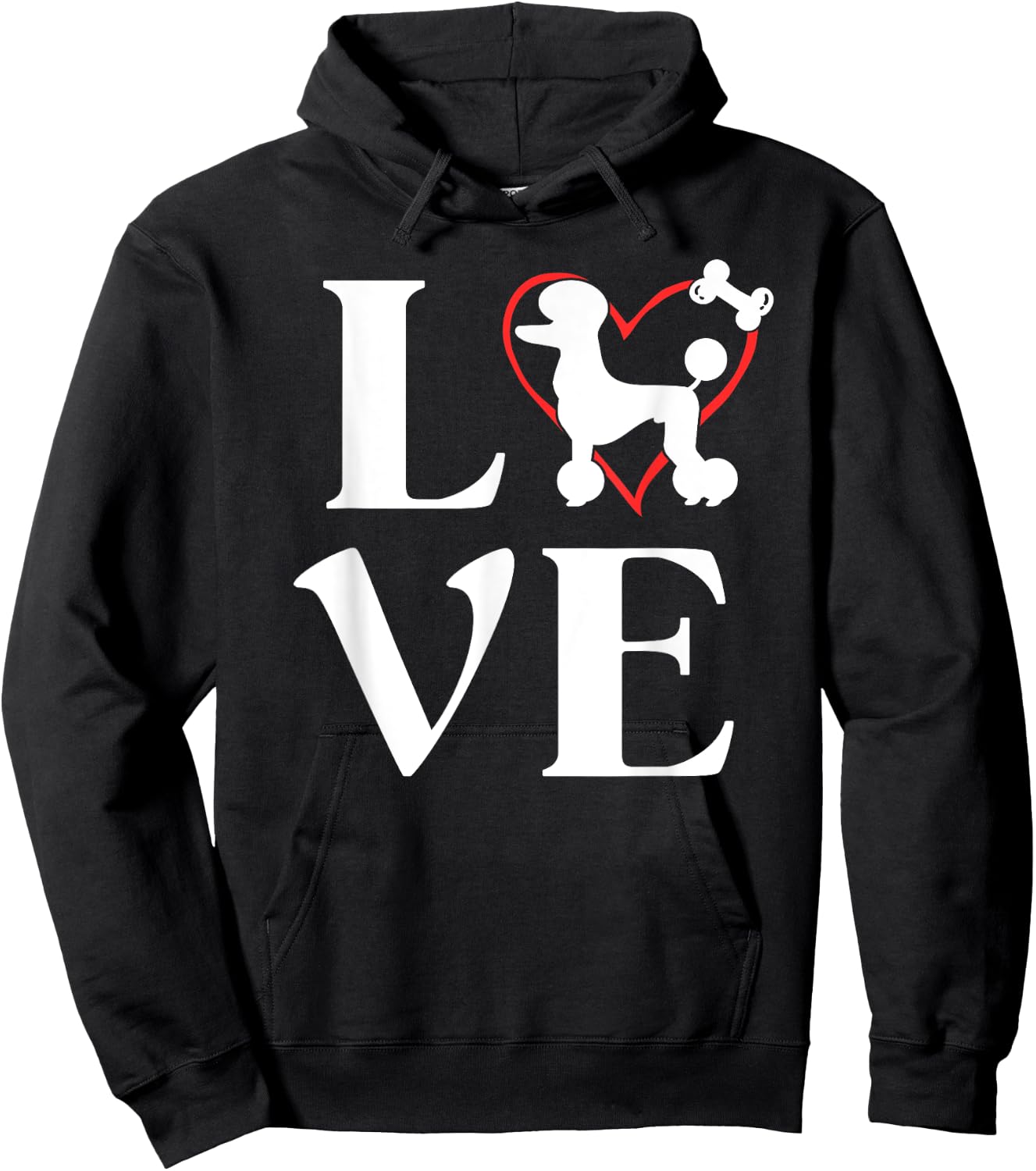 Poodle Gifts Love Dogs Dog Mama Hoodie - Hoodie | Black