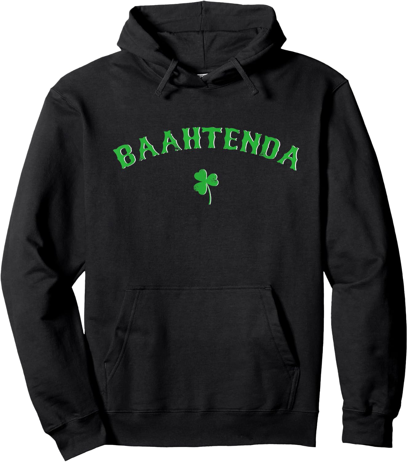 BAAHTENDA | Funny Irish Boston Accent Bartender Hoodie - Hoodie | Black
